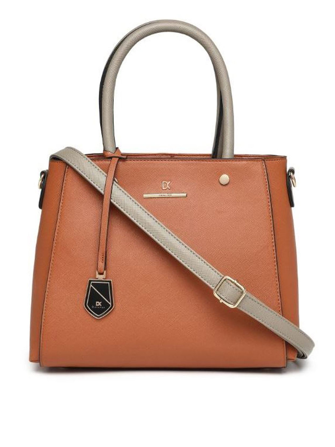 Buy Diana Korr Tan Solid Handheld Bag Handbags for Women 4699930 Myntra