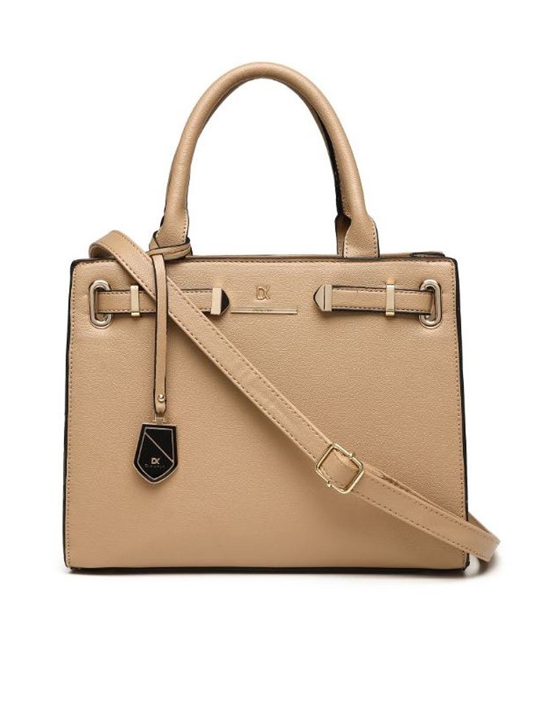 Buy Diana Korr Beige Solid Handheld Bag Handbags for Women 4699946