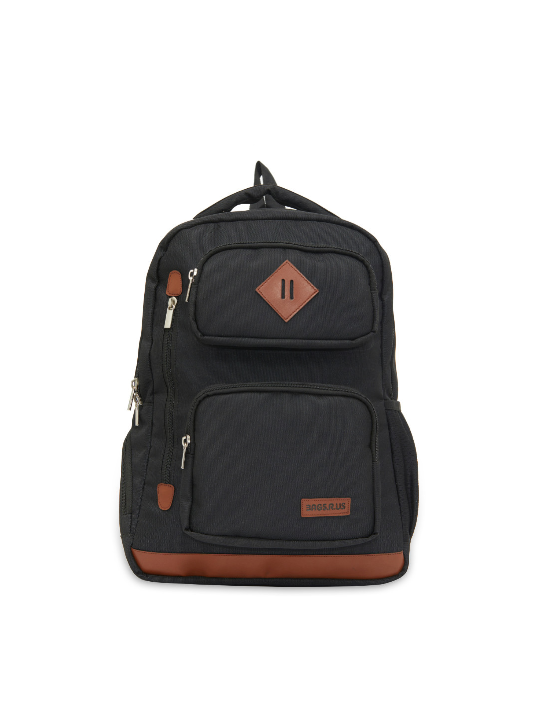 Buy Bags.R.us Unisex Black 27 L Solid Backpack Backpacks for Unisex