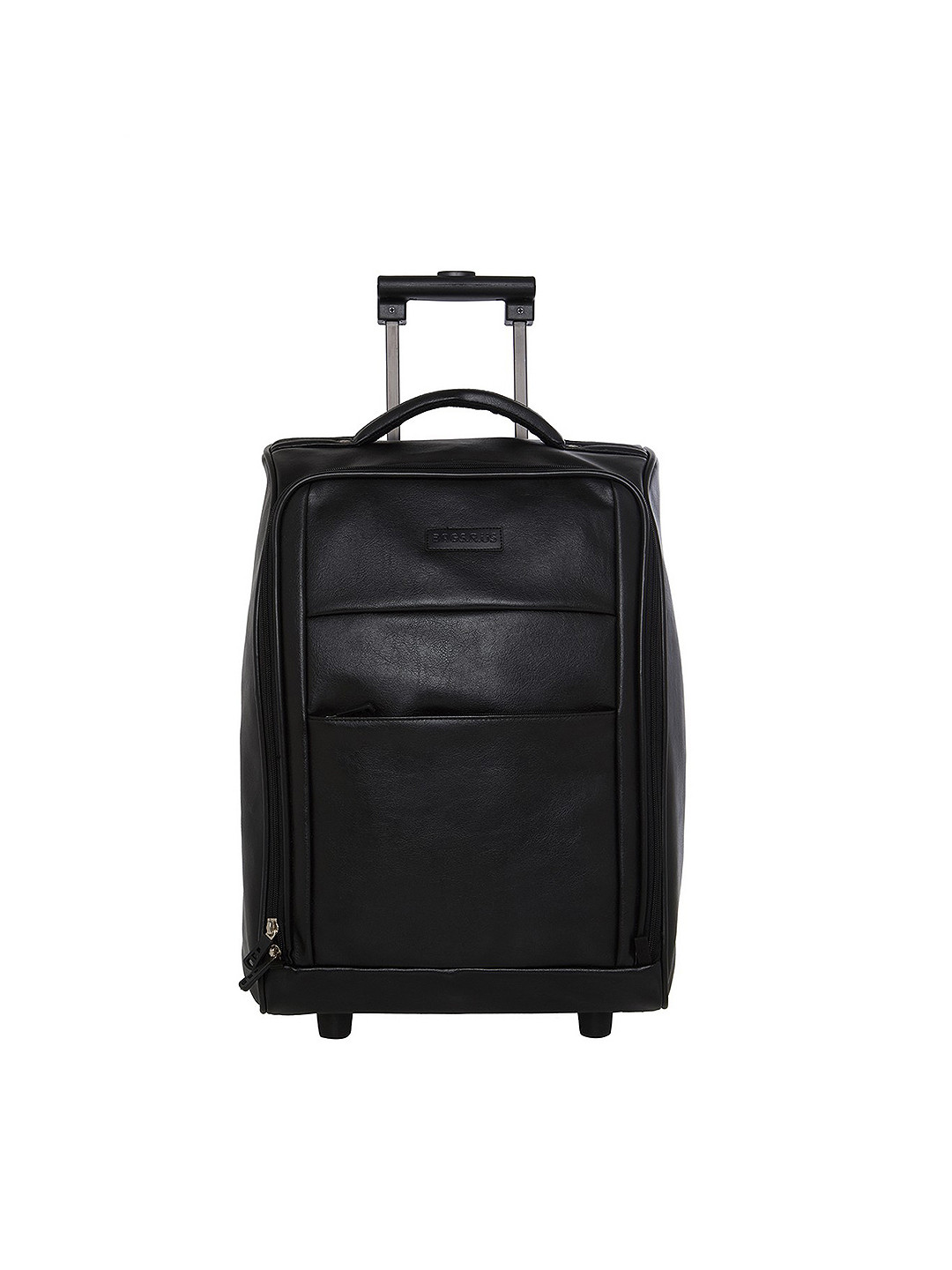 Buy Bags.R.us Black Solid 36L Overnight Overnighter Trolley Bag