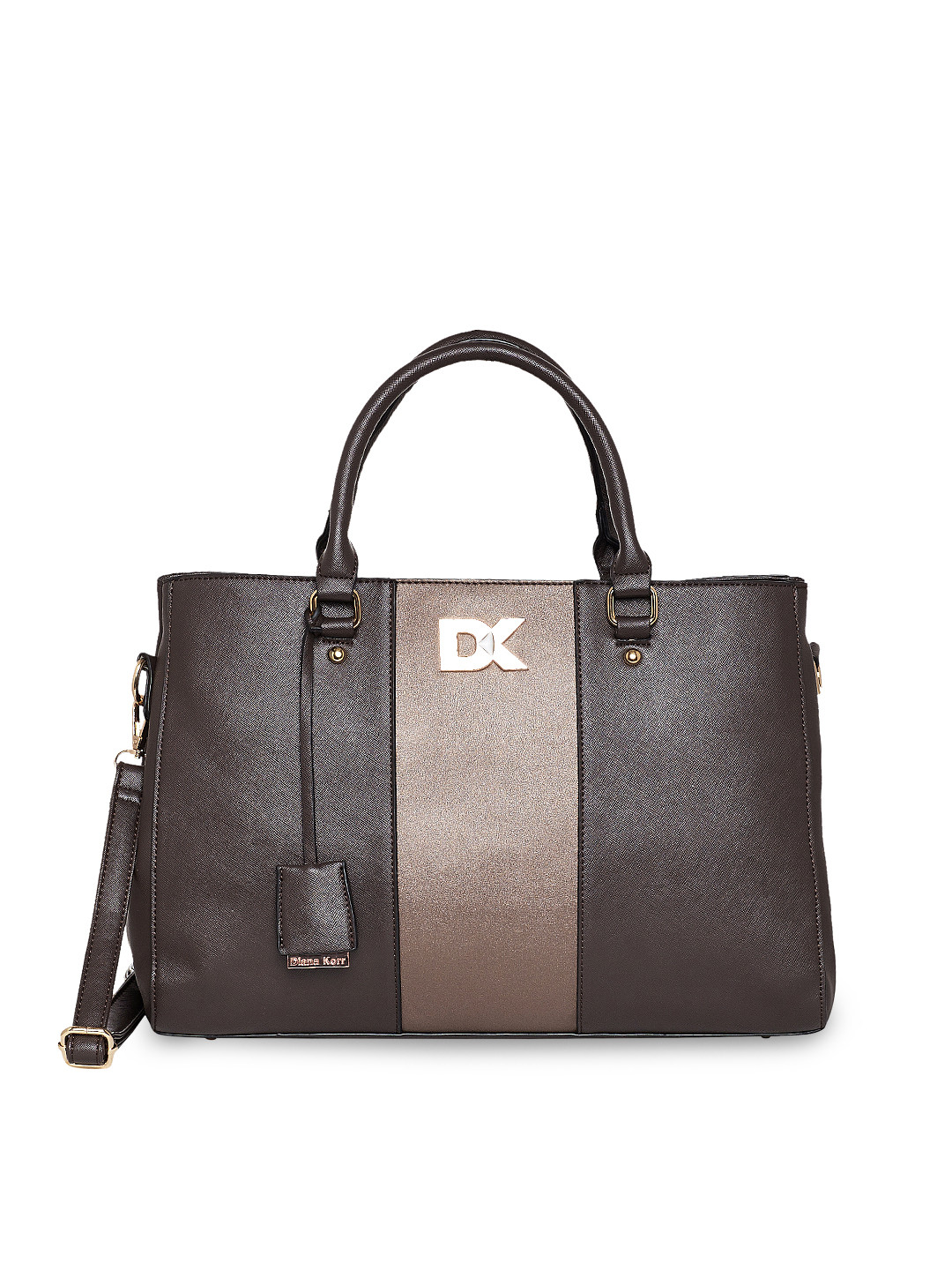 Buy Diana Korr Brown Solid Handheld Bag Handbags for Women 4892825