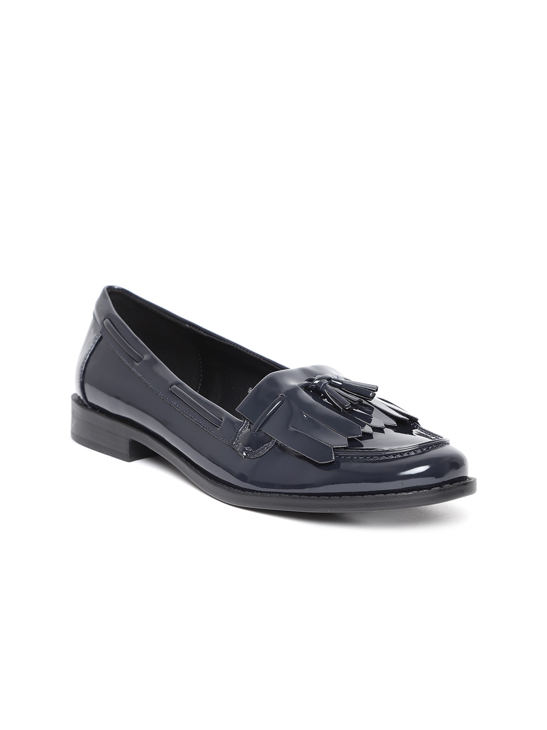 Buy Marks & Spencer Women Navy Tasseled Loafers Casual Shoes for