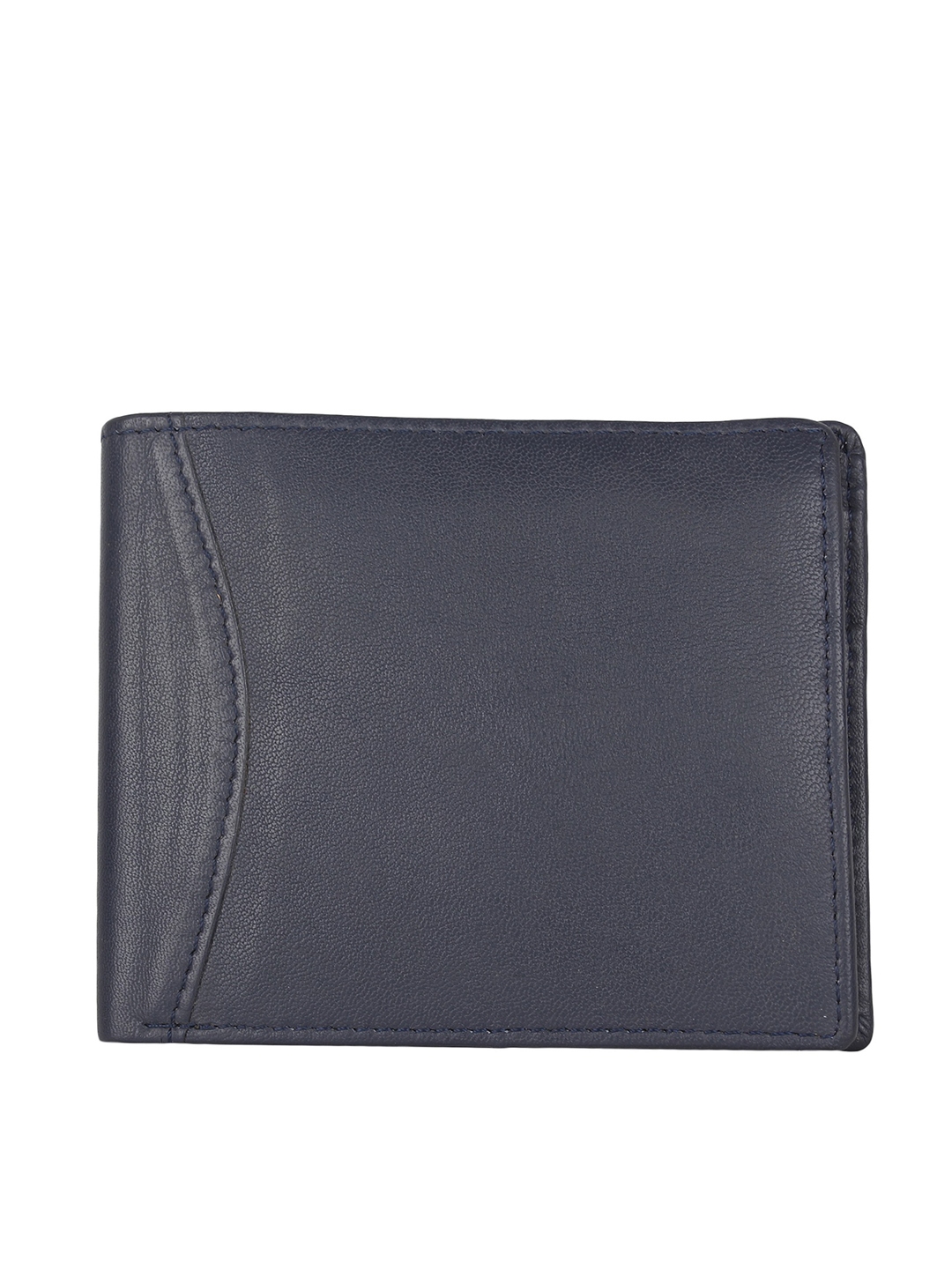 Buy Bags.R.us Men Leather Navy Blue Solid Two Fold Wallet - Wallets for ...