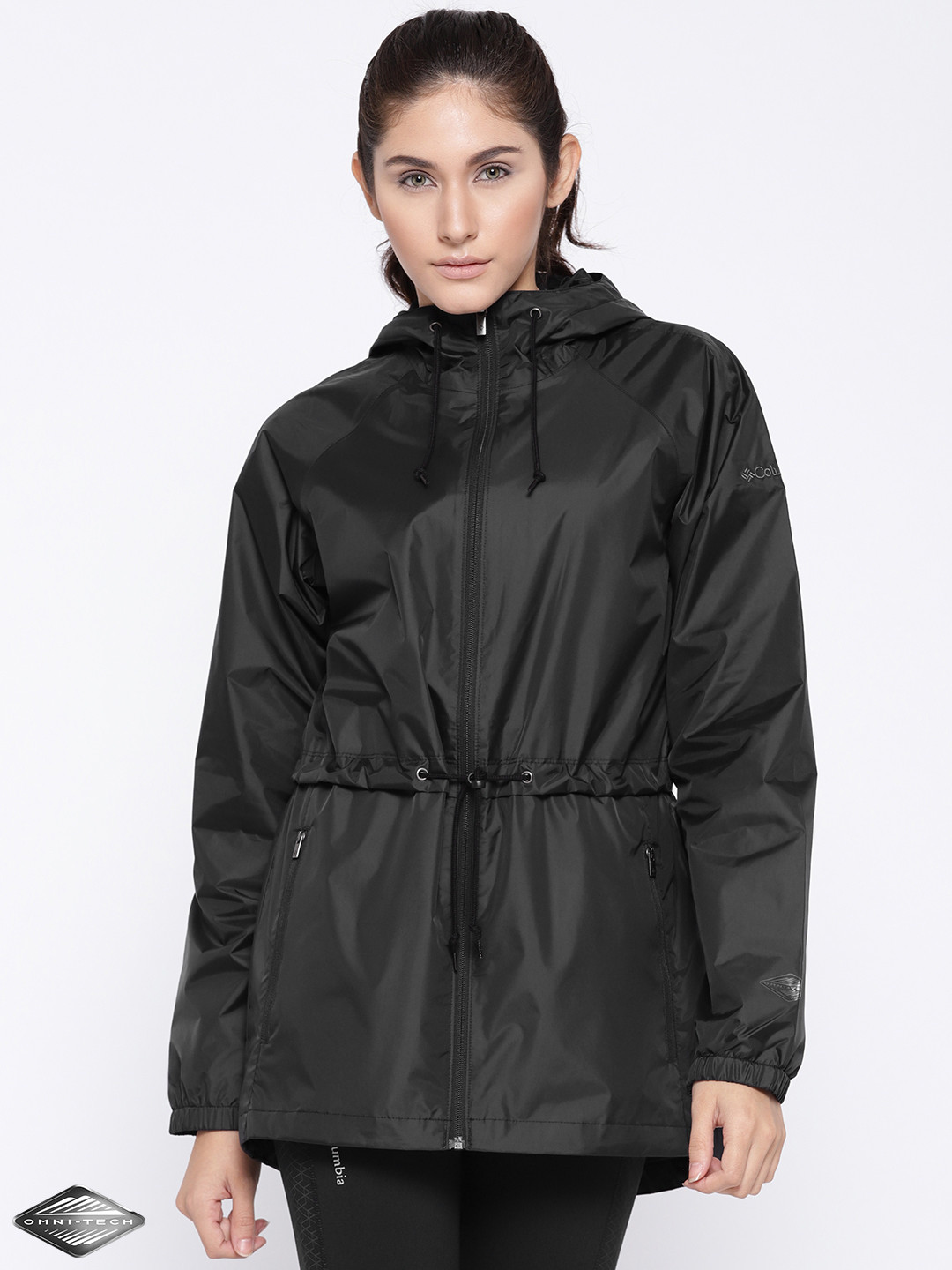 Buy Columbia Black Arcadia Casual Rain Jacket Rain Jacket for Women
