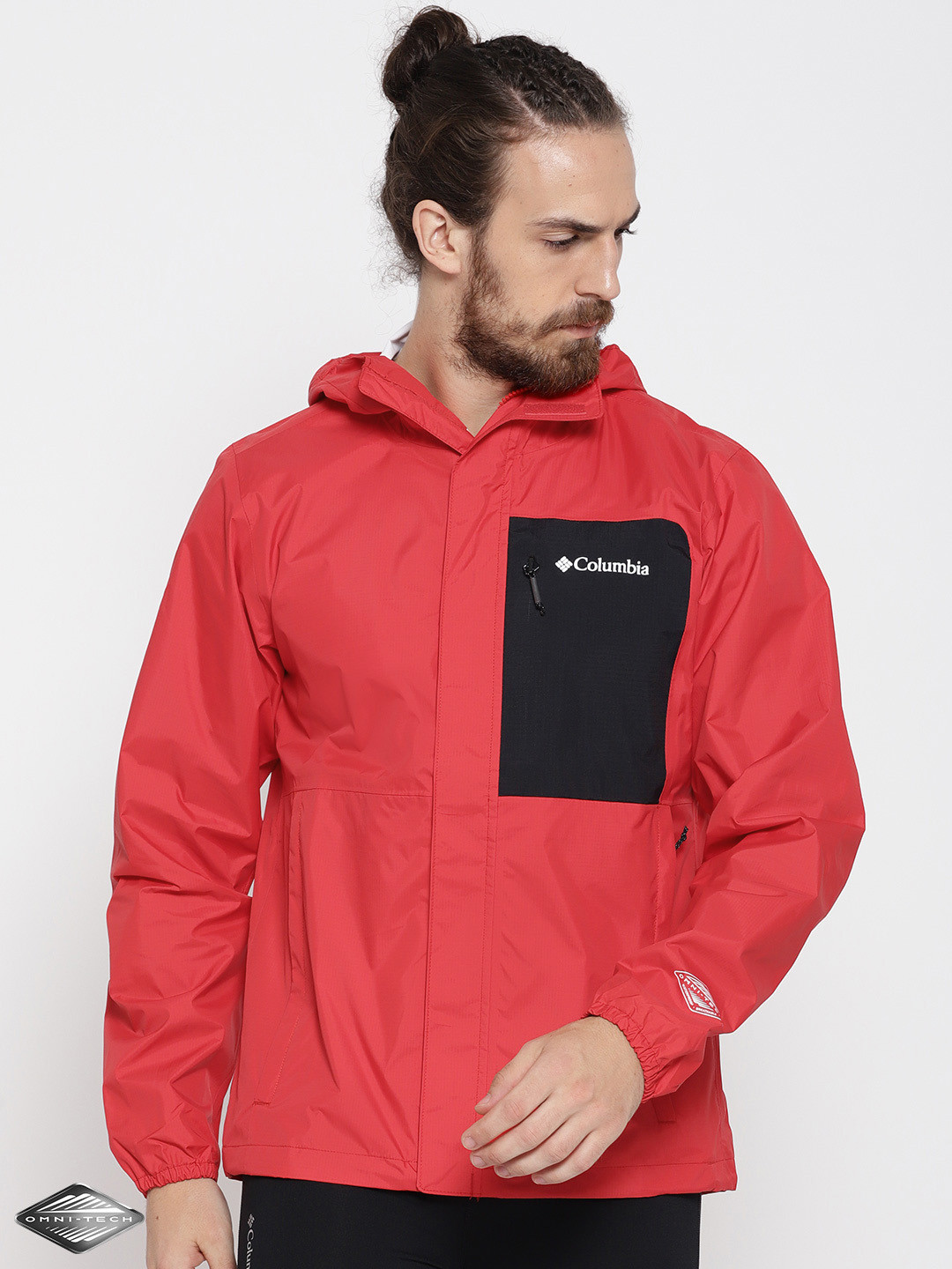 Buy Columbia Red Summit Sleeker Shell Rain Jacket Rain Jacket for Men