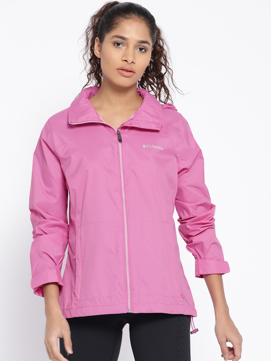 columbia pink womens jacket