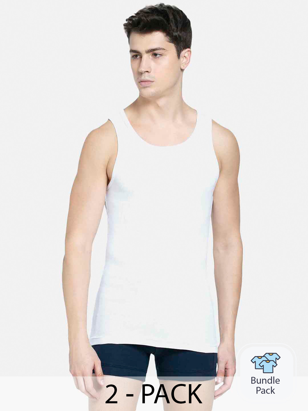 Jockey Men’s Classic Vest | Super Combed Cotton Sleeveless Undershirt | 8823