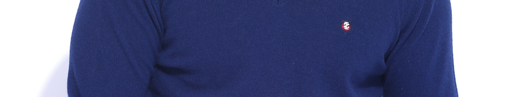 Buy IZOD Navy Woollen Sweater - Sweaters for Men 523052 | Myntra