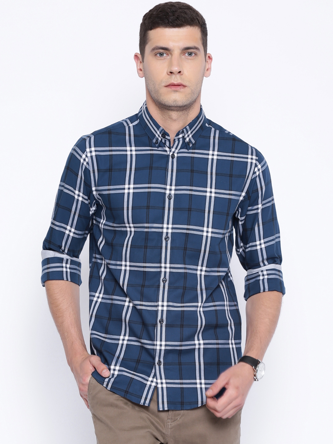 jack and jones checked shirt