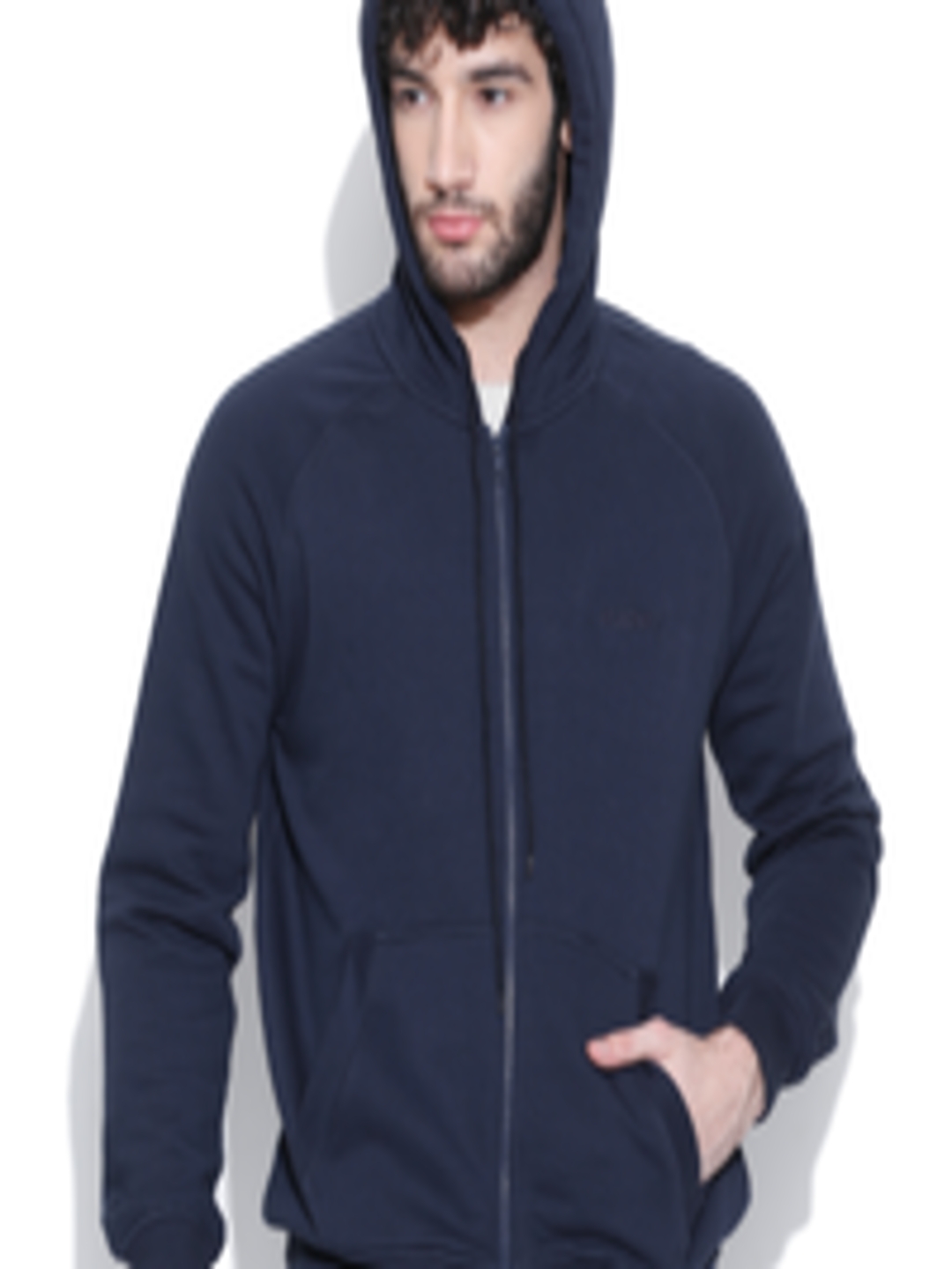 Buy Wildcraft Navy Hooded Sweatshirt 14 - Sweatshirts for Men 526943 ...