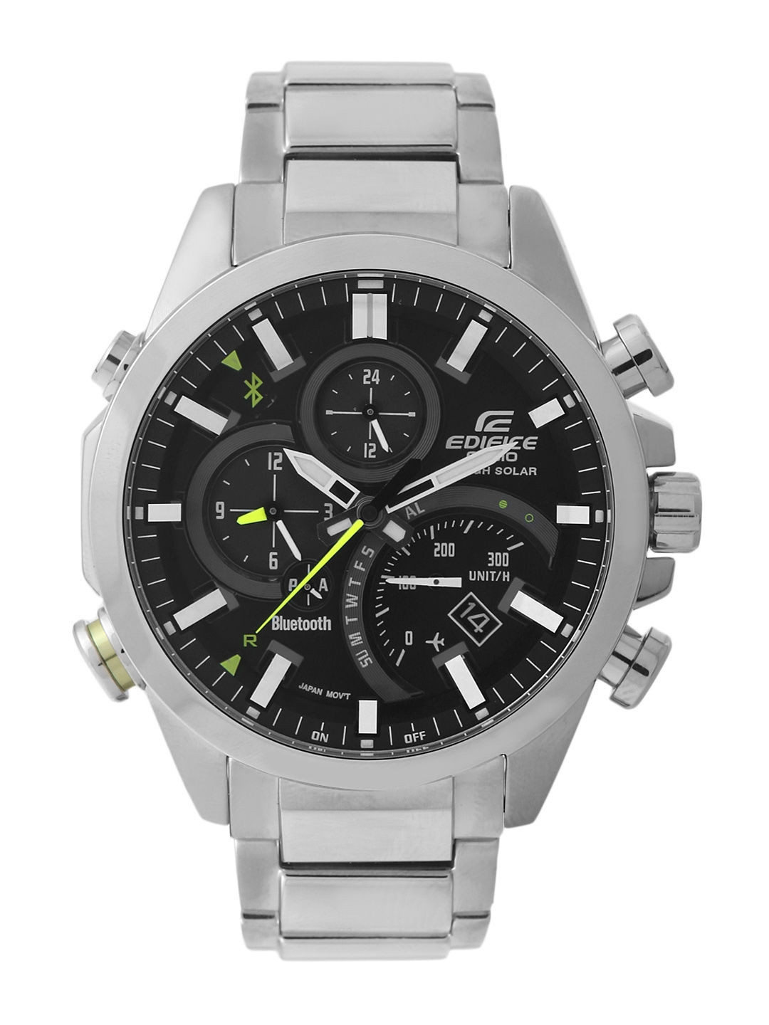 Buy CASIO EDIFICE Men Black Analogue Smart Watches (EX209) EQB 500D