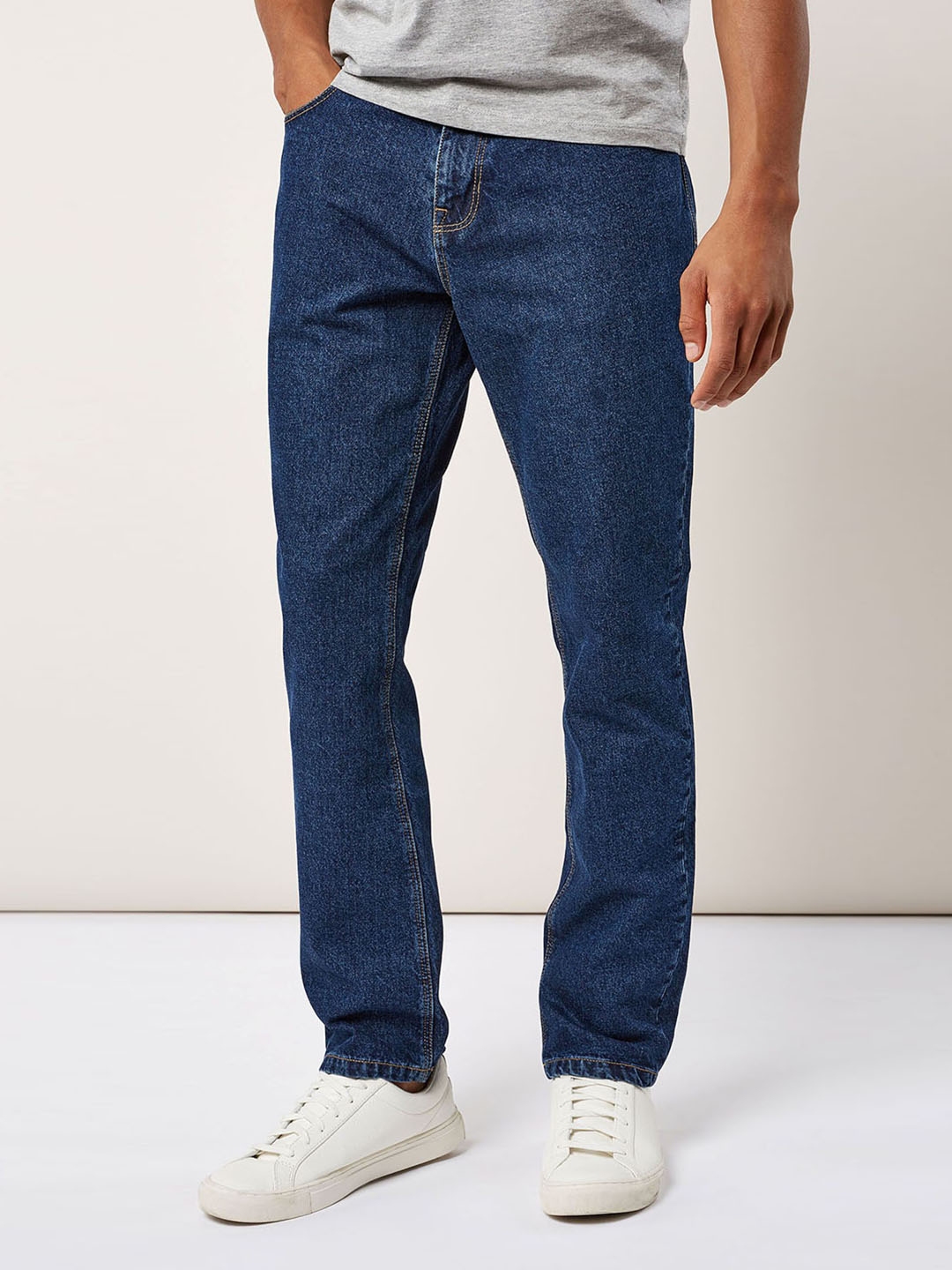 Buy Next Men Blue Slim Fit Mid Rise Clean Look Jeans - Jeans for Men ...