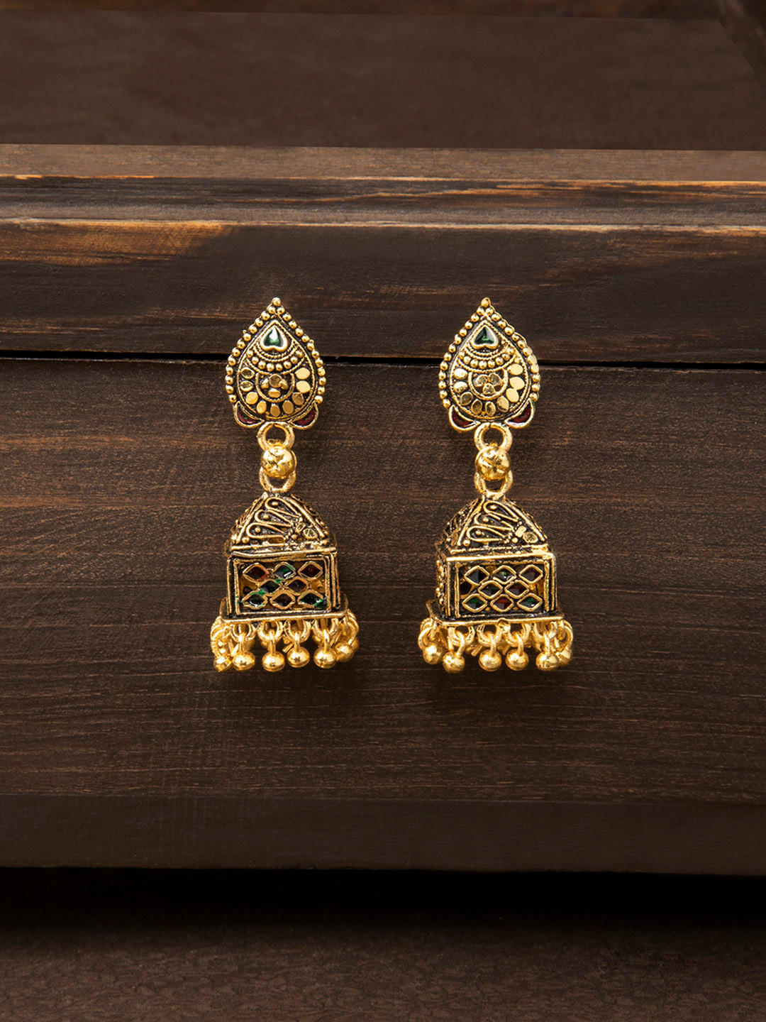 Rubans jhumkas clearance