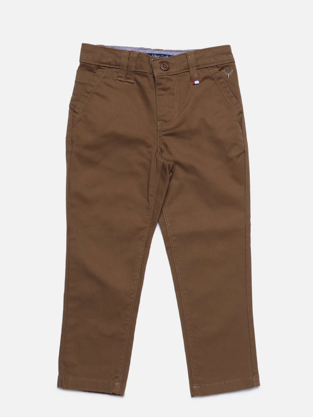 allen solly pleated cotton trousers
