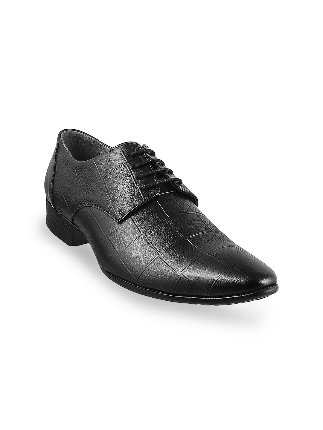 myntra black formal shoes