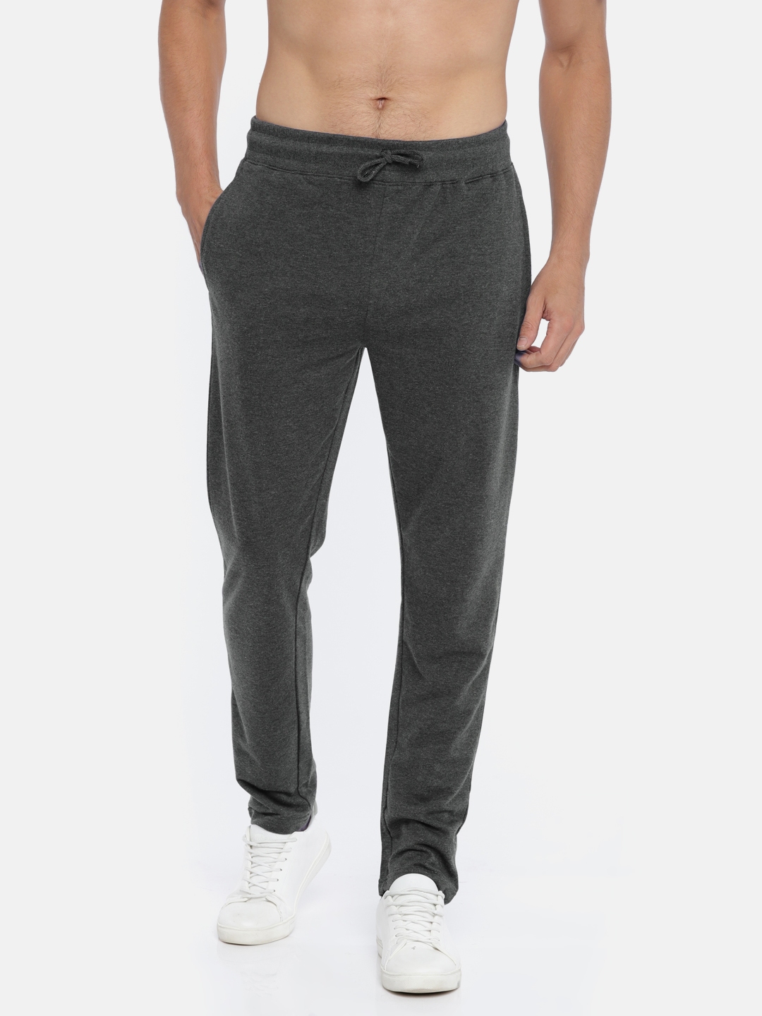 charcoal track pants