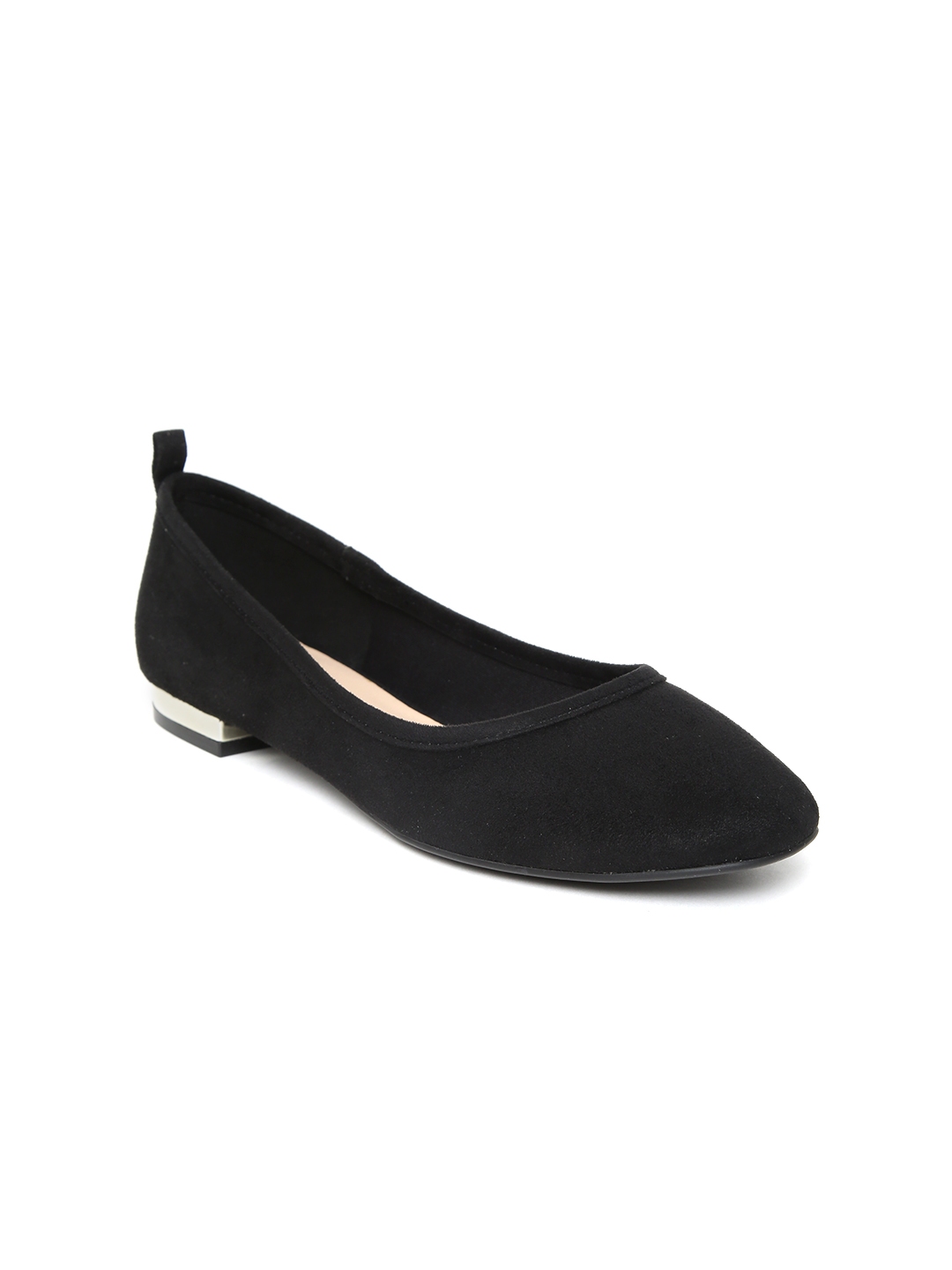Buy ALDO Women Black Solid Ballerinas - Flats for Women 5414145 | Myntra
