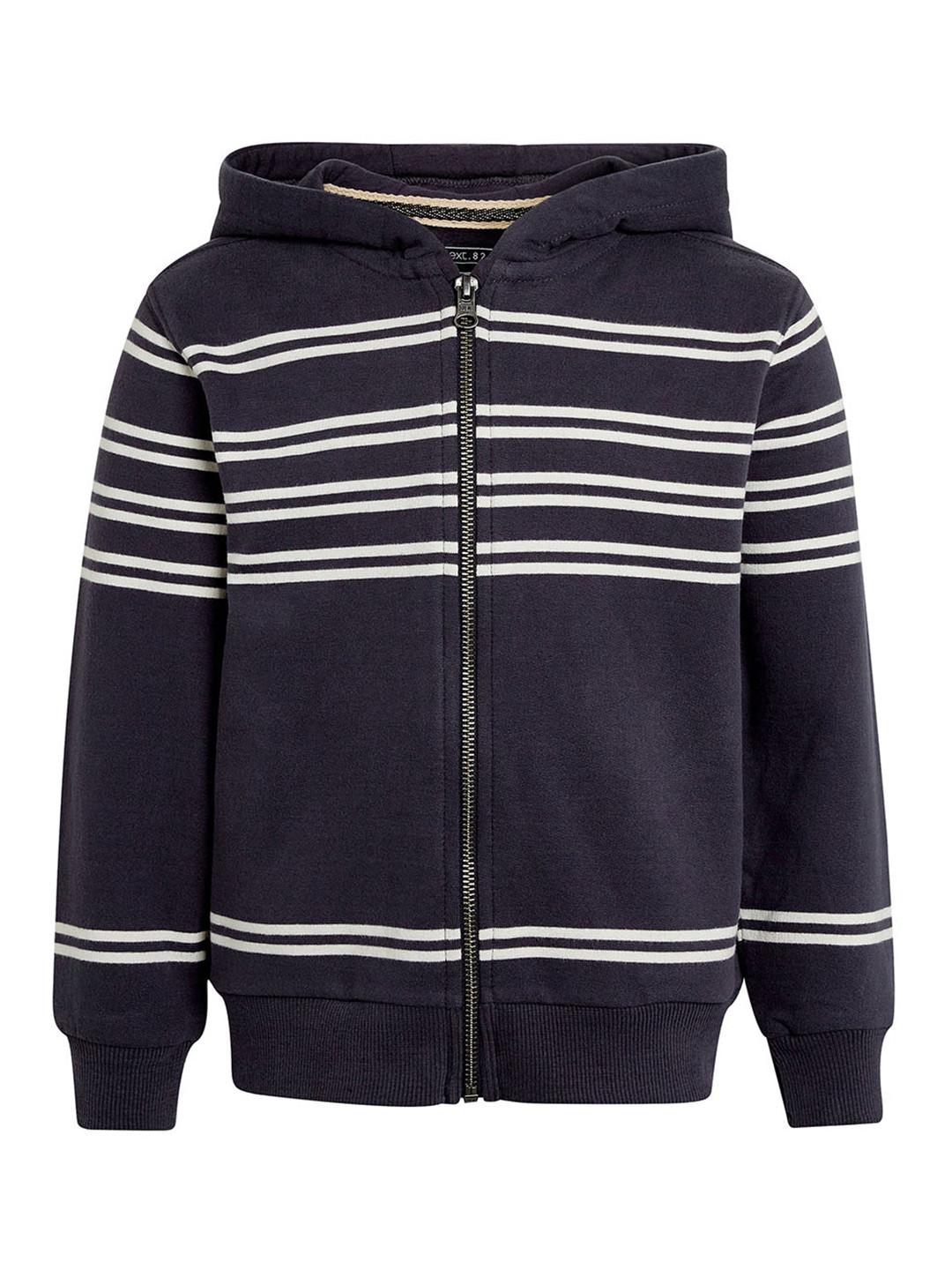Buy Next Kids Navy Blue White Striped Hooded Jacket Jackets for Boys