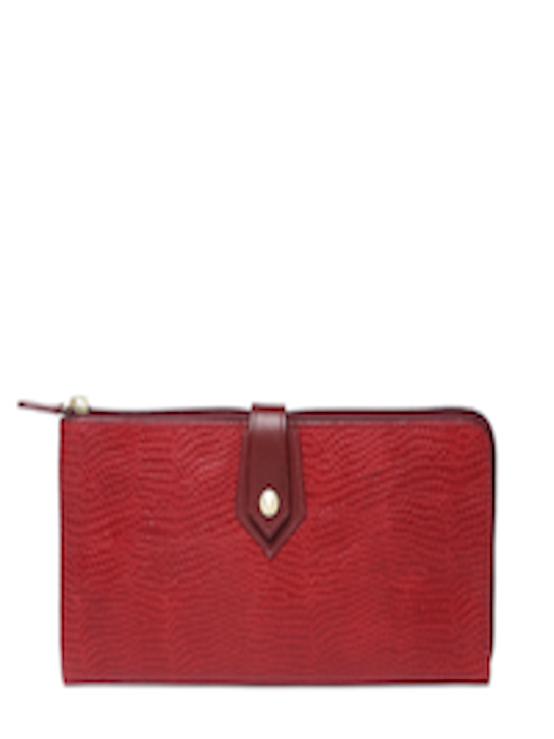 Buy Hidesign Women Red Textured Leather Zip Around Wallet - Wallets for Women 5415453 | Myntra