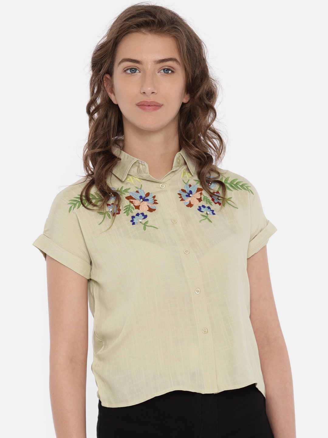 denim shirts myntra