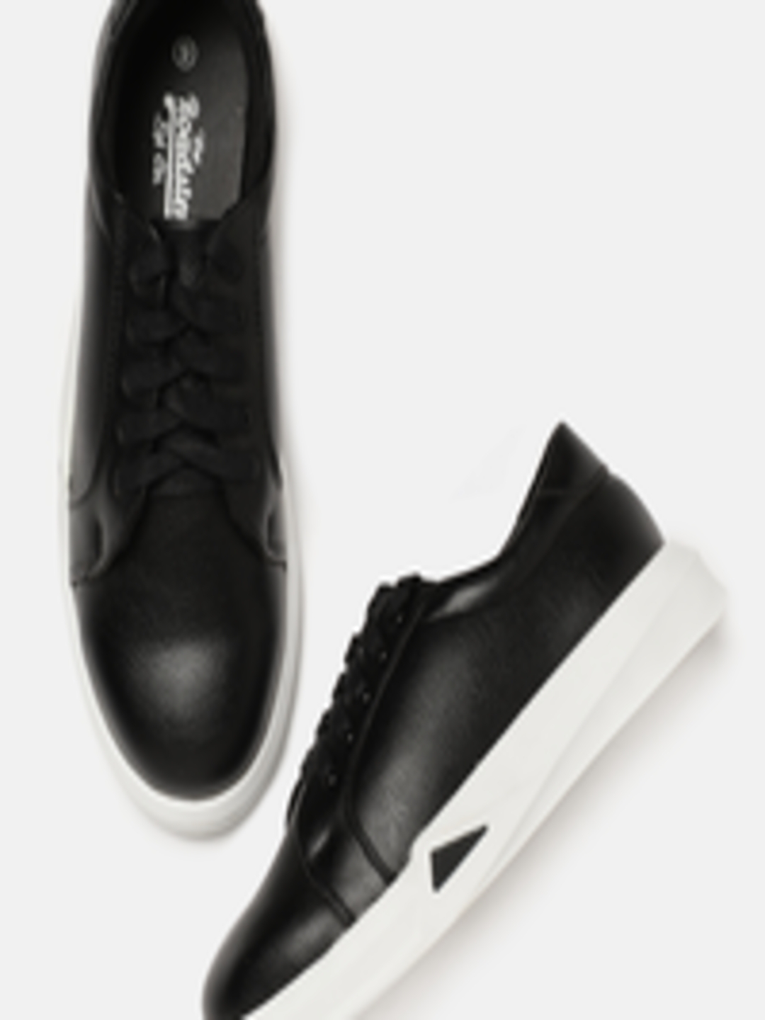 Buy Roadster Women Black Sneakers - Casual Shoes for Women 5451355 | Myntra