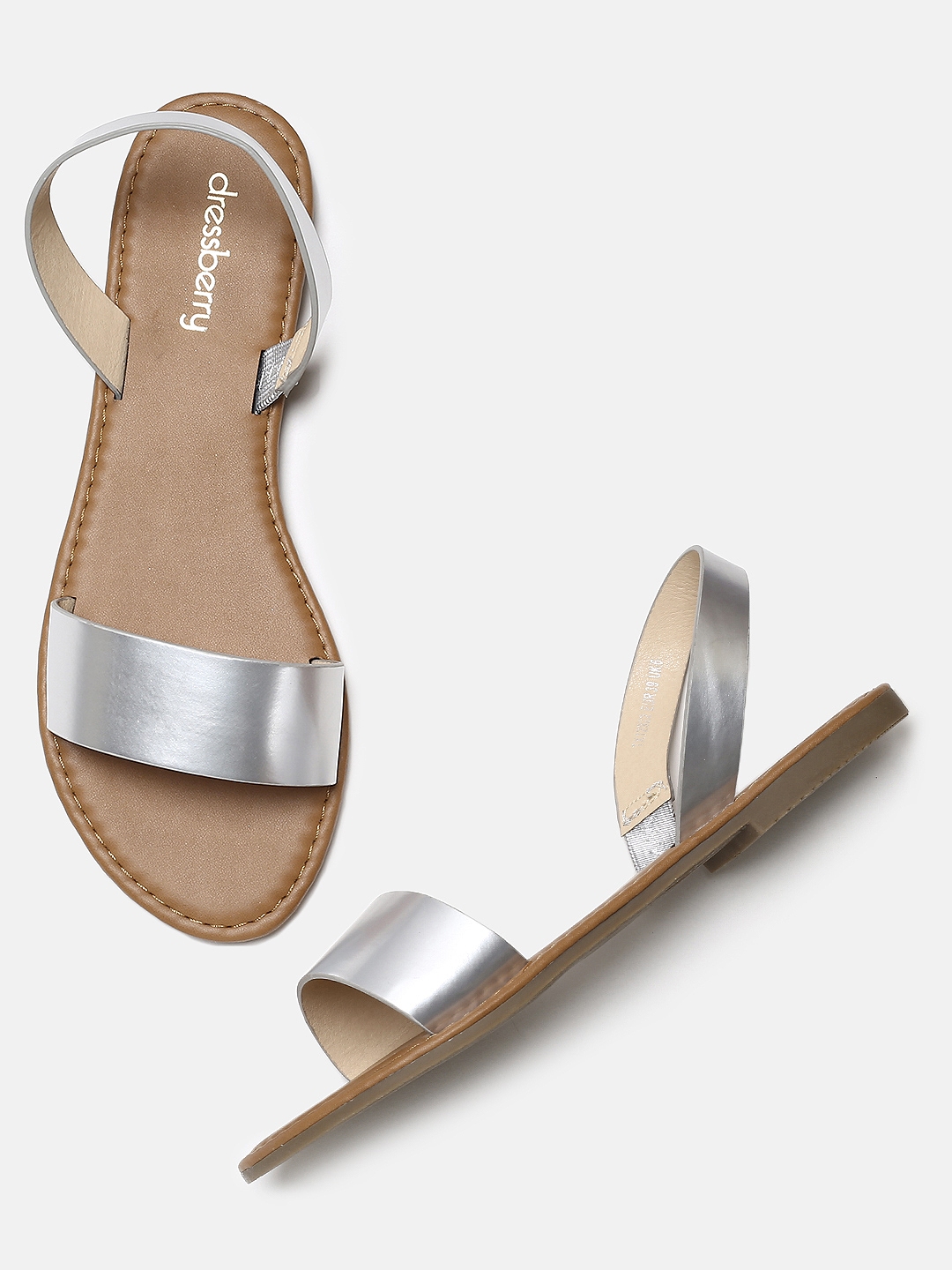 open toe flats myntra