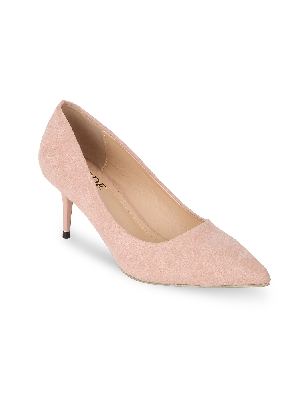 mode by red tape pumps