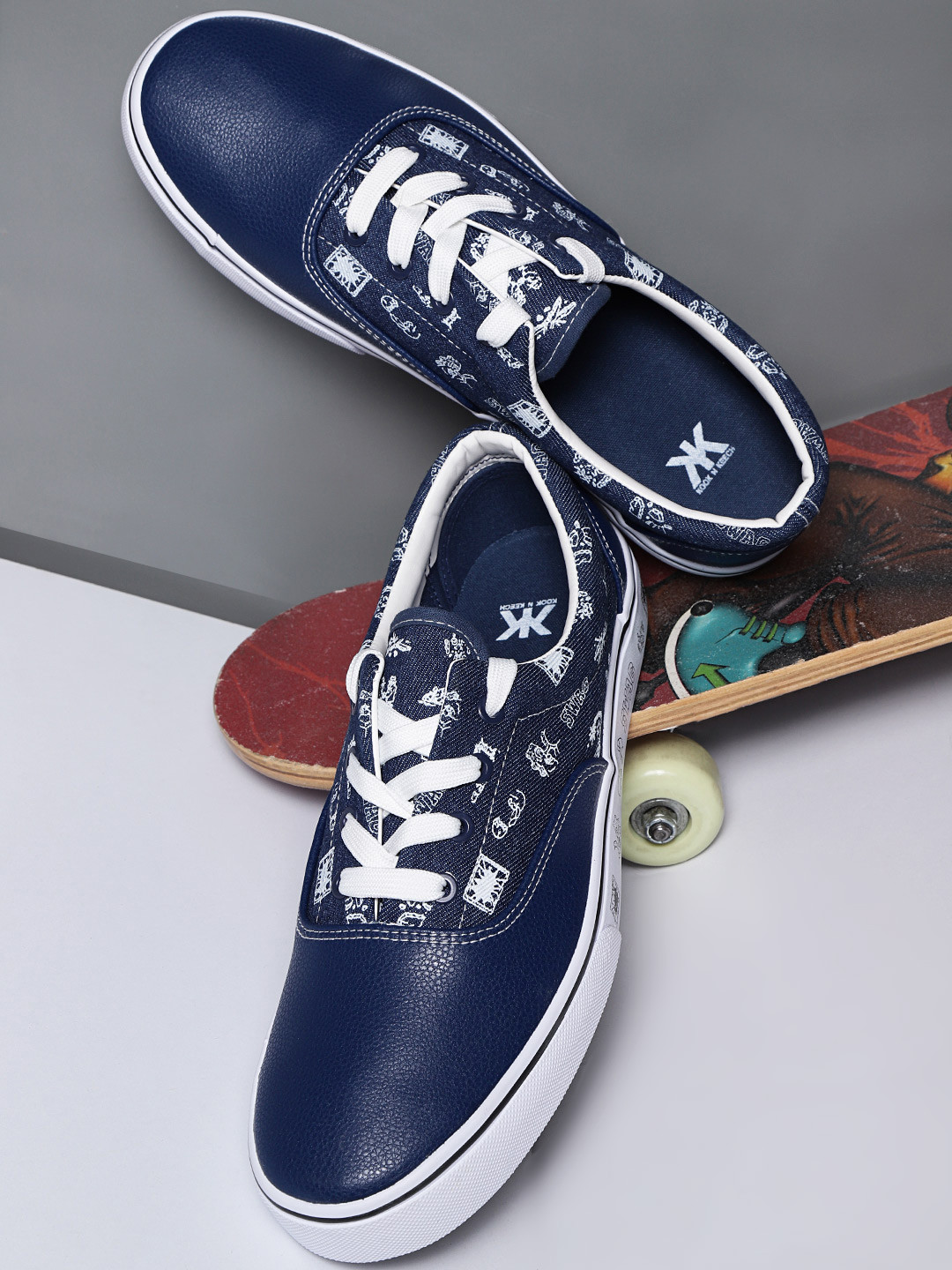 kook n keech slip on sneakers
