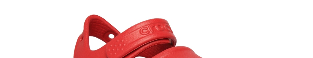 Buy Crocs Crocband II Boys Red Comfort Sandals - Sandals for Boys ...