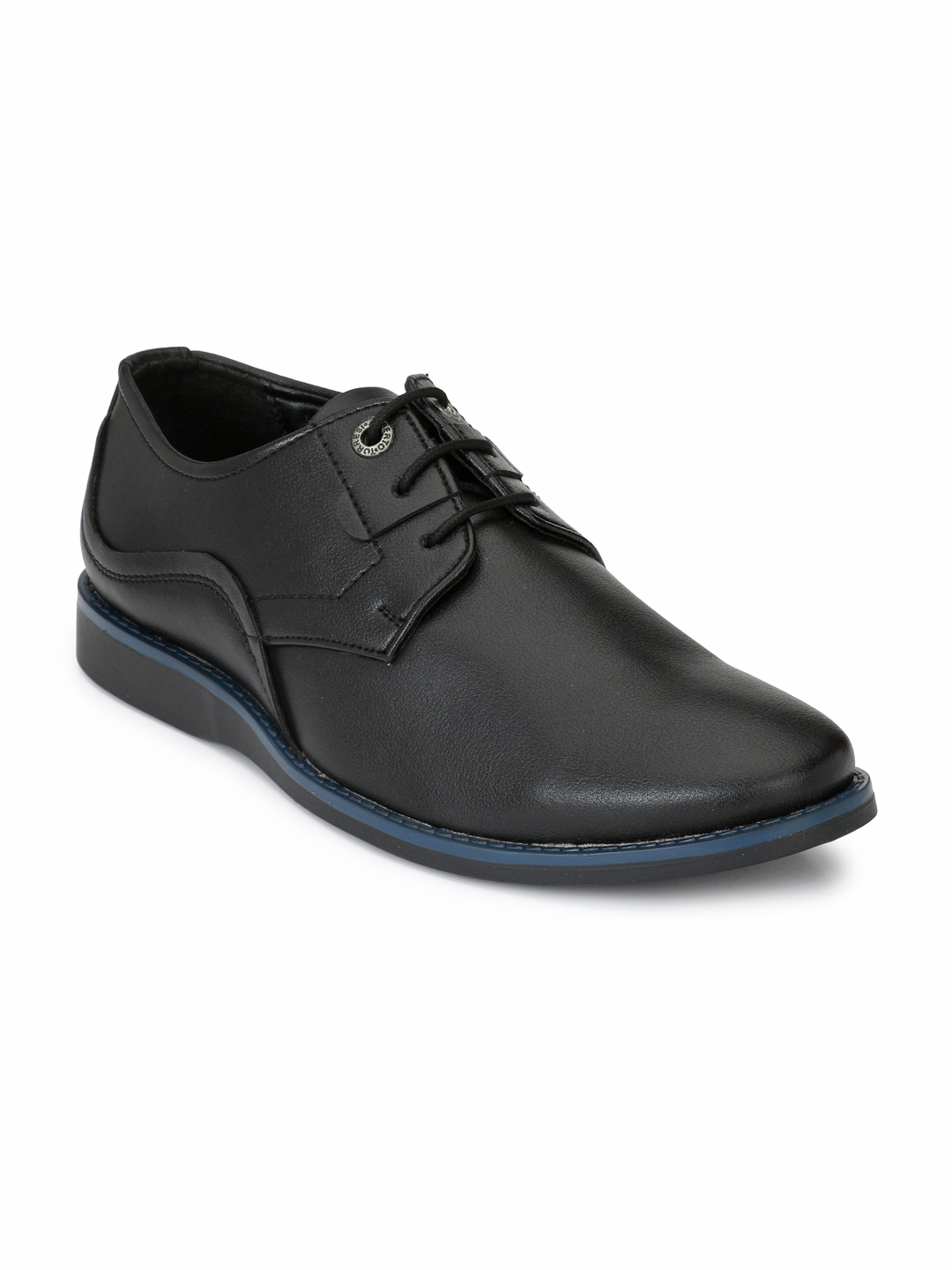 alberto torresi black formal derby shoes