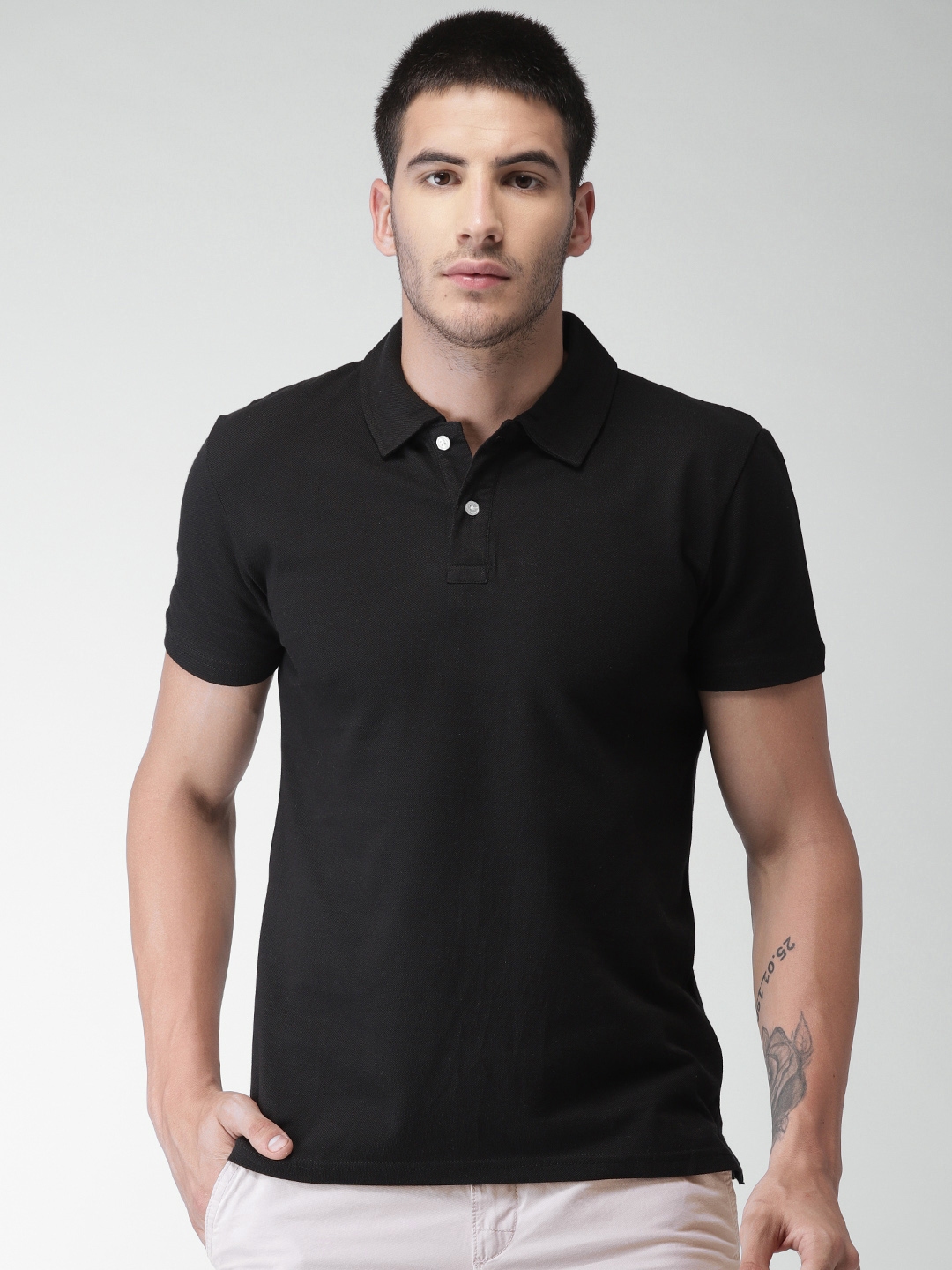 myntra mens collar t shirt