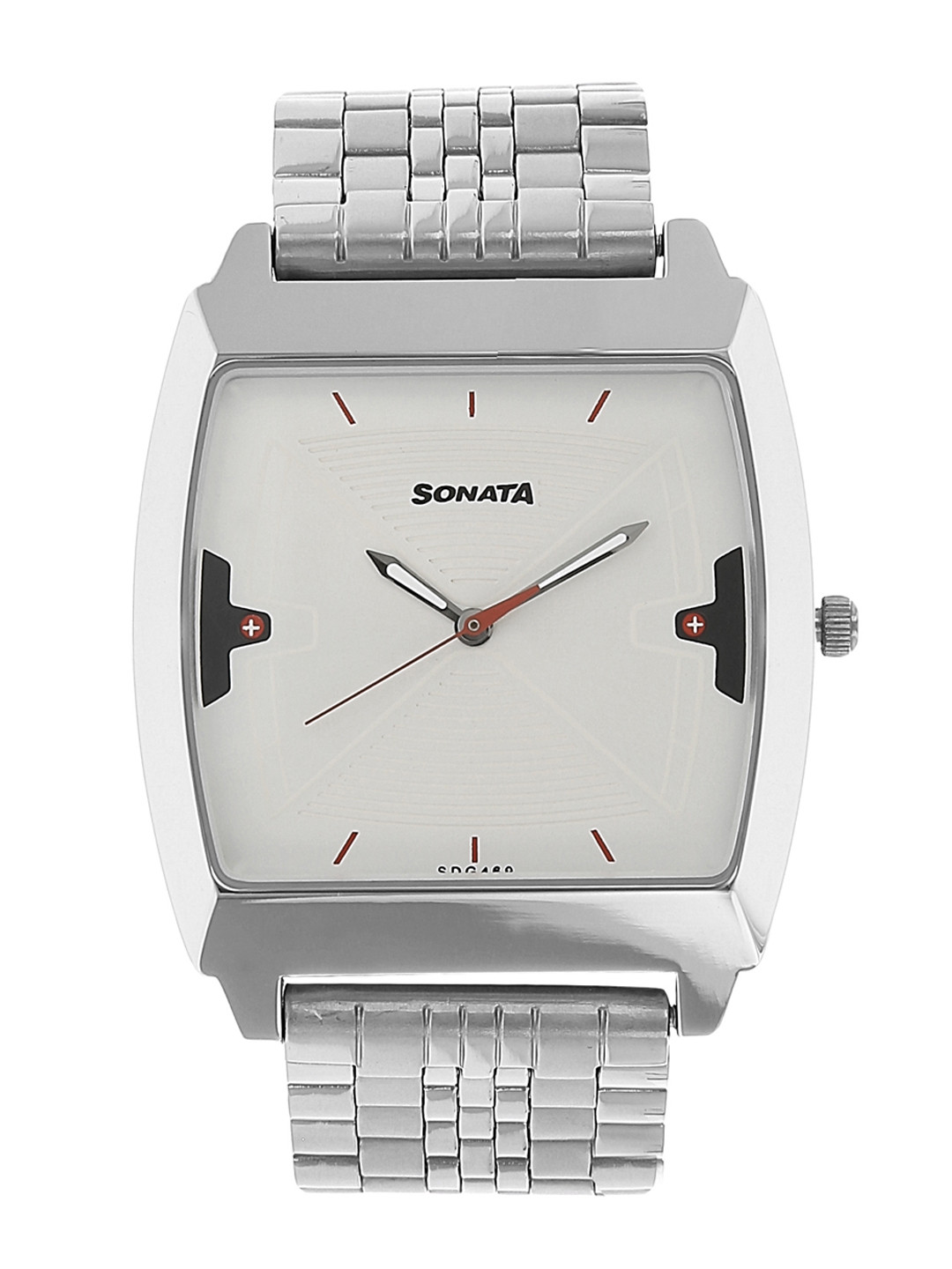 Buy Sonata Men Silver Toned Analogue Watch NK77064SM03 Watches for