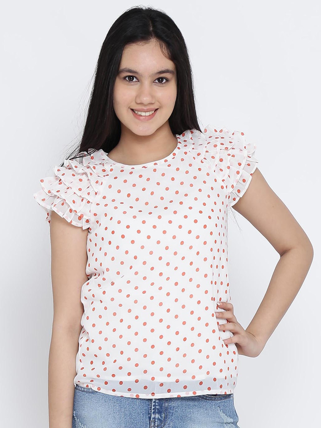Buy Natilene Girls White Printed Top Tops for Girls 5597222 Myntra