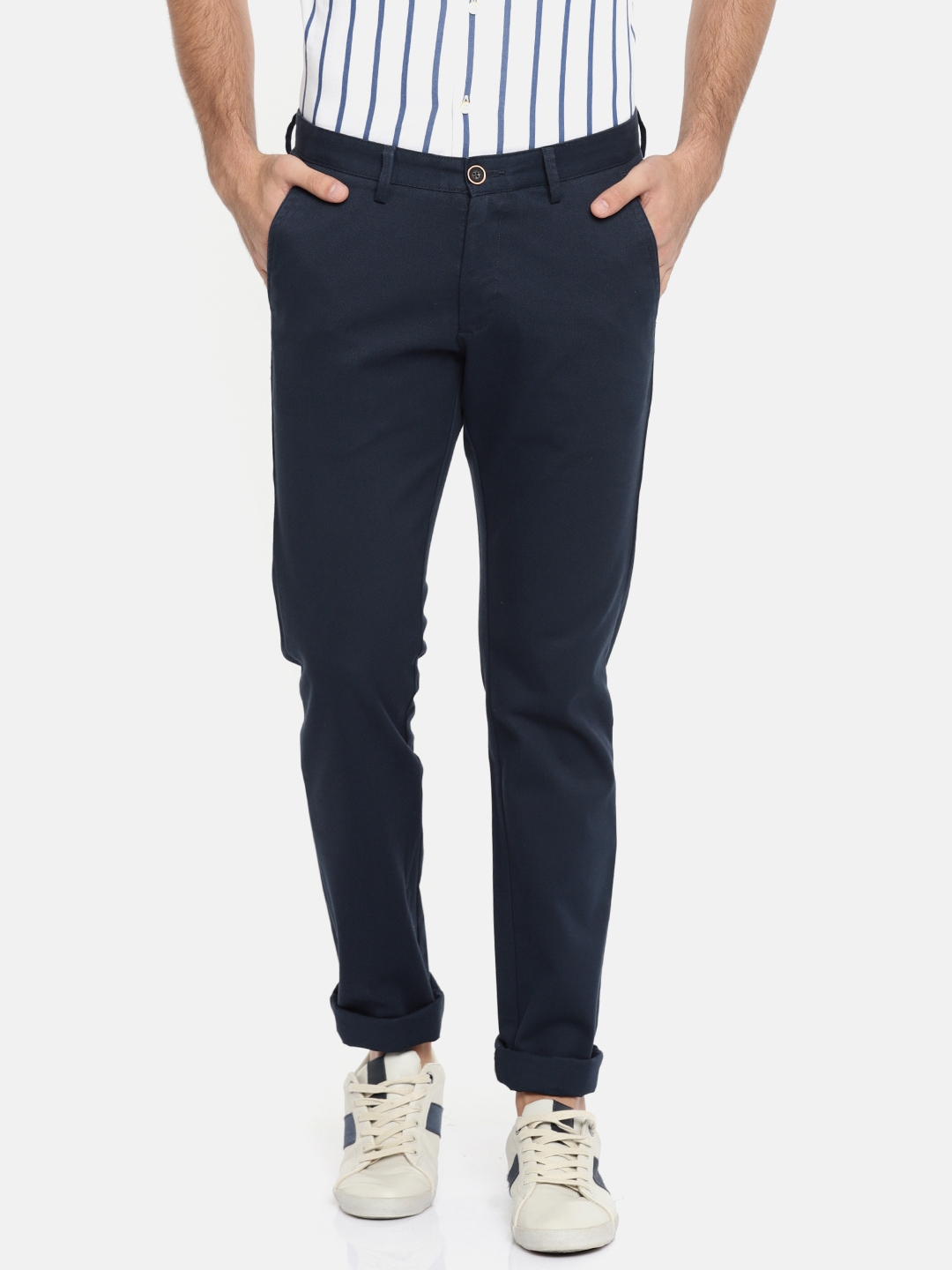 navy blue chinos