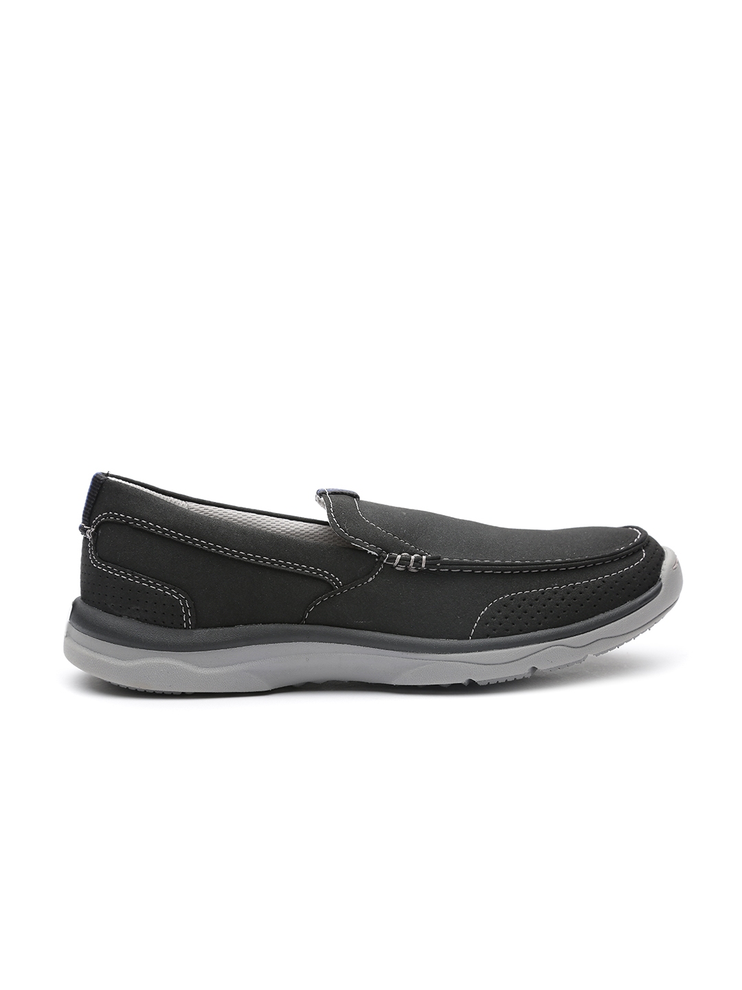 Buy Clarks Men Black Slip On Sneakers - Casual Shoes for Men 5618614 ...