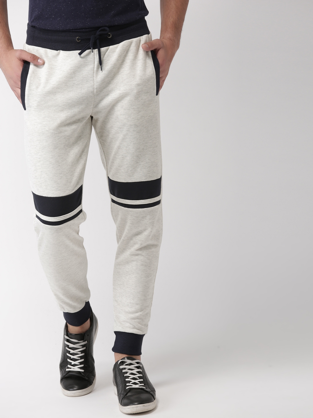 white joggers men