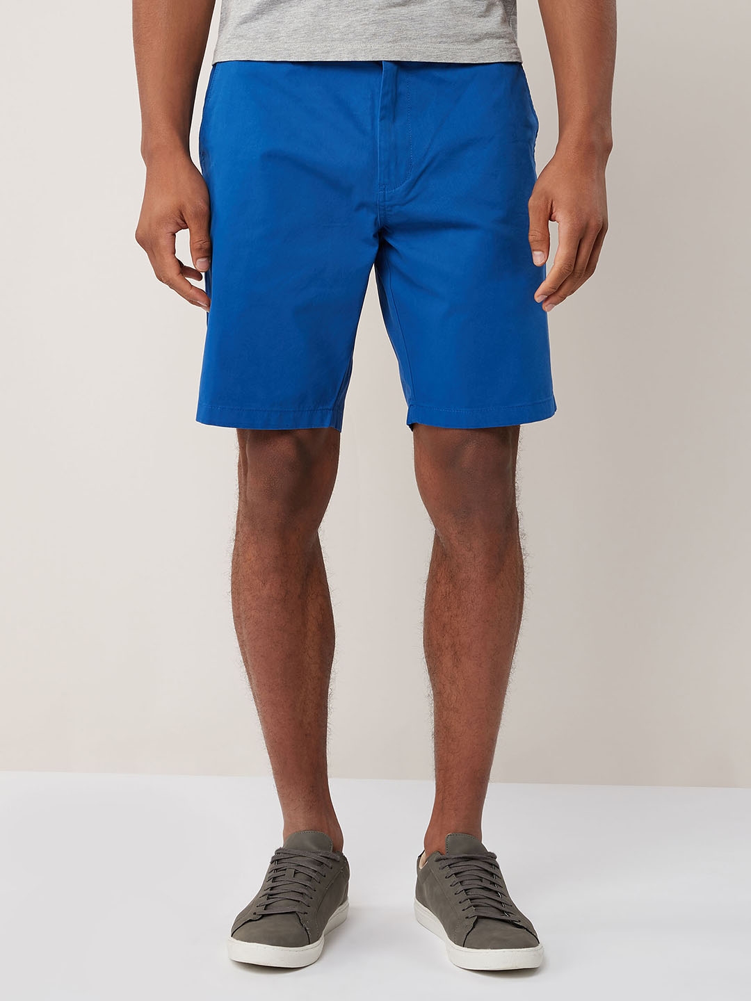 next slim chino shorts