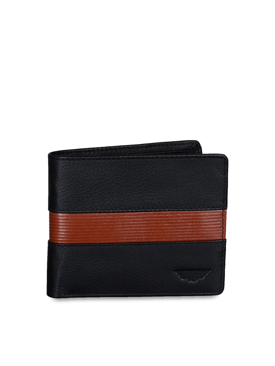 Buy Red Tape Men Black Colourblocked Two Fold Wallet - Wallets for Men ...