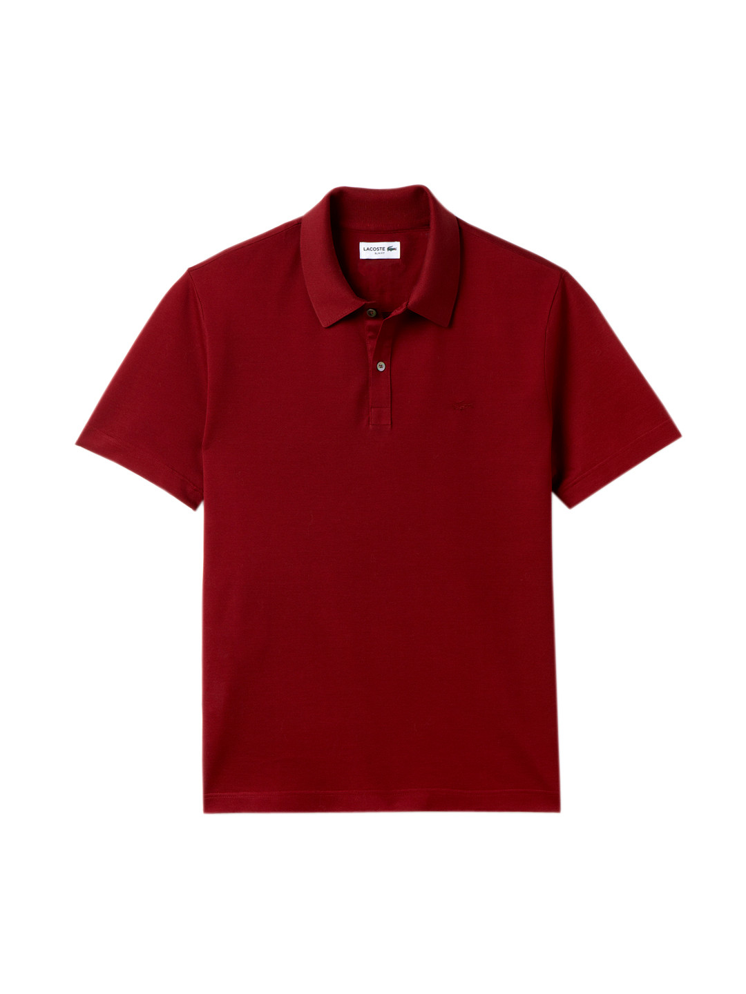 lacoste maroon t shirt