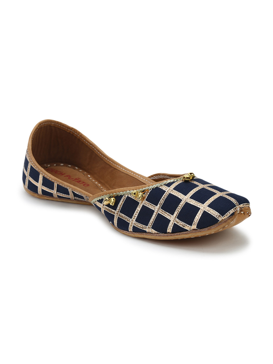 Buy Couch Potato Women Navy Blue Mojaris Casual Shoes for Women