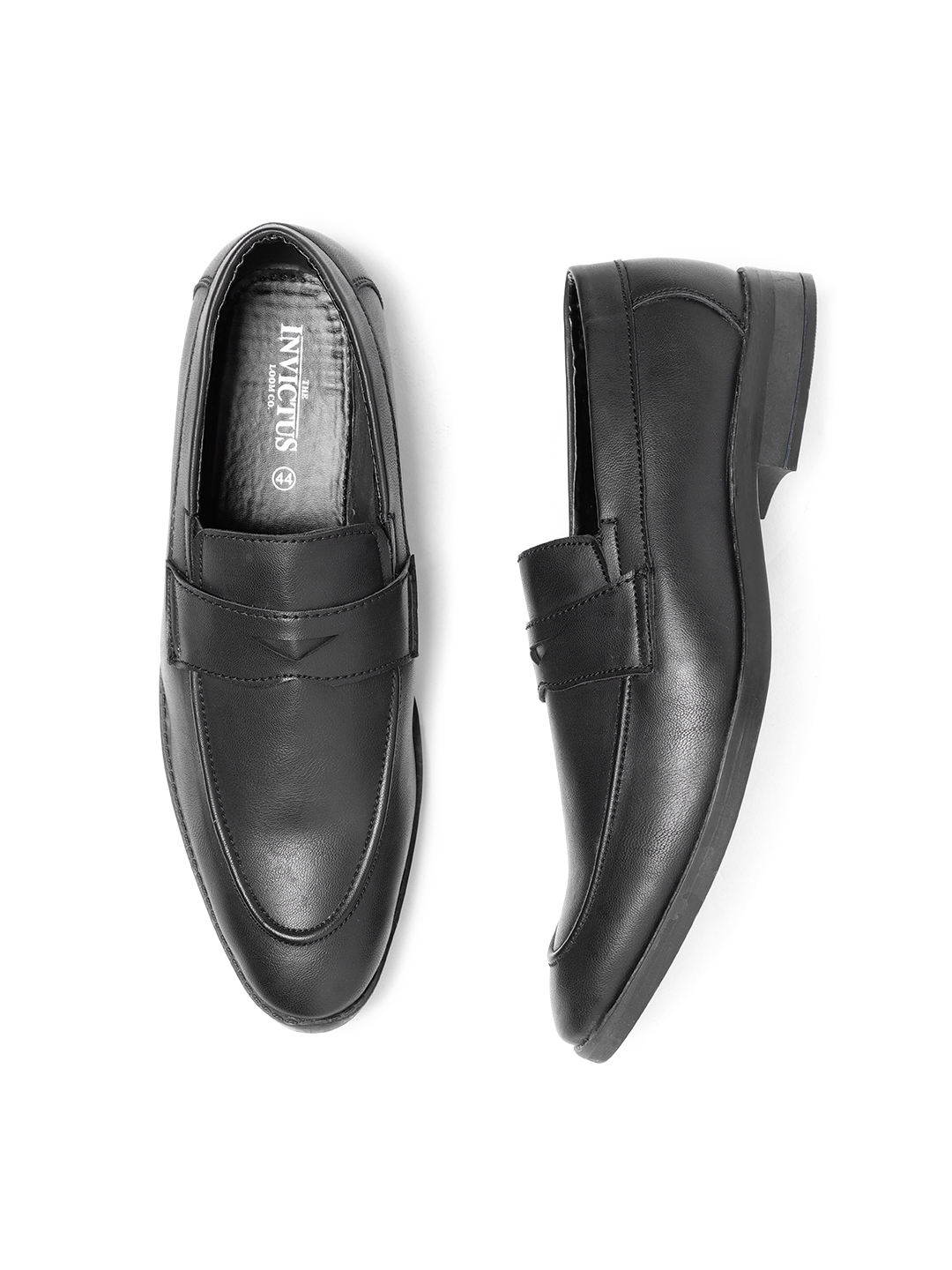 invictus black formal shoes