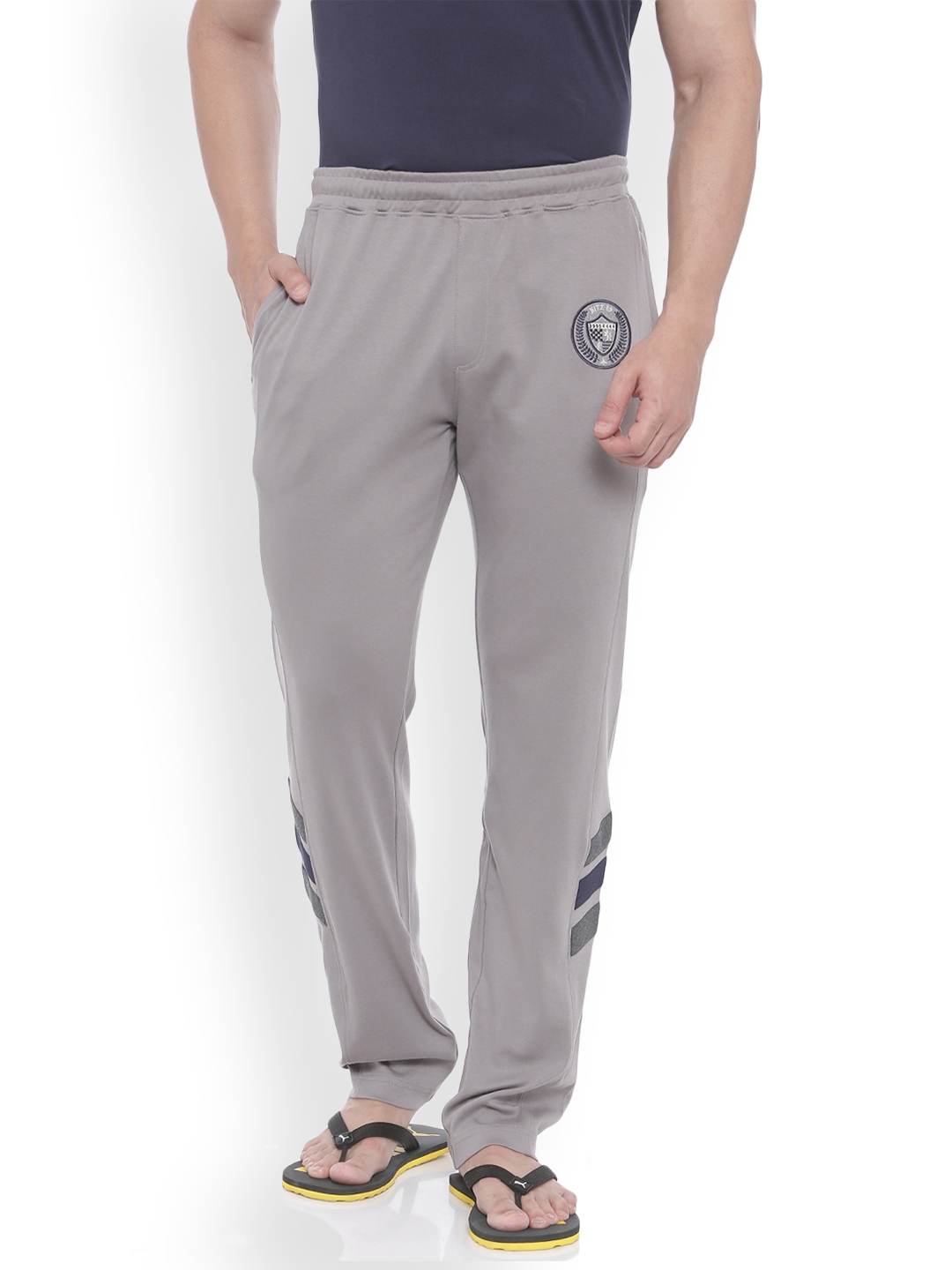 grey track pants mens