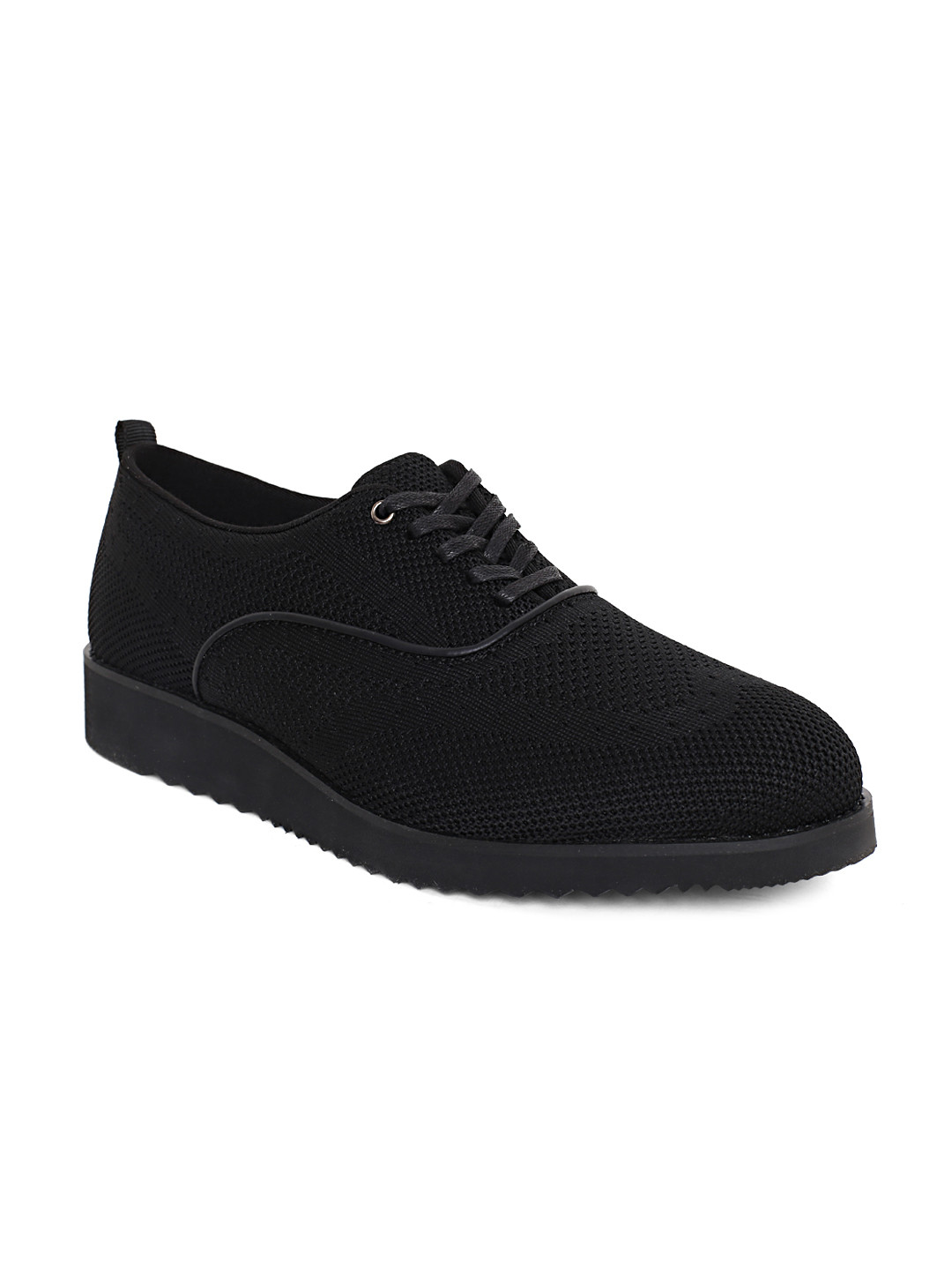 Buy Blackberrys Men Black Woven Design Sneakers Casual