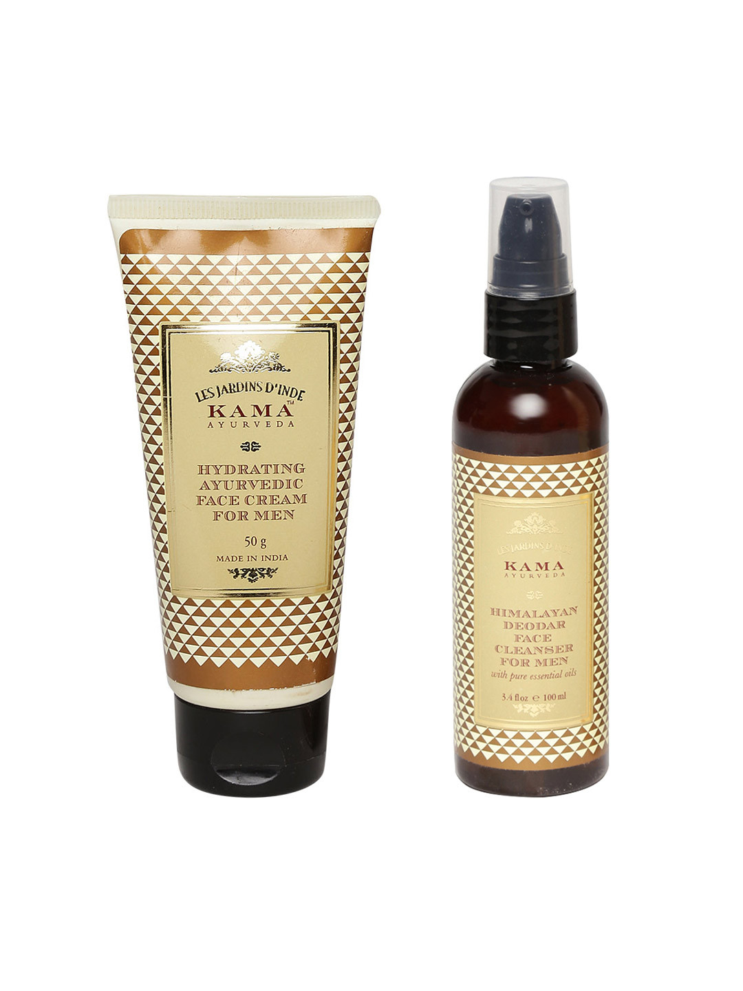 Buy KAMA AYURVEDA Men Set Of Himalayan Deodar Face Cleanser And