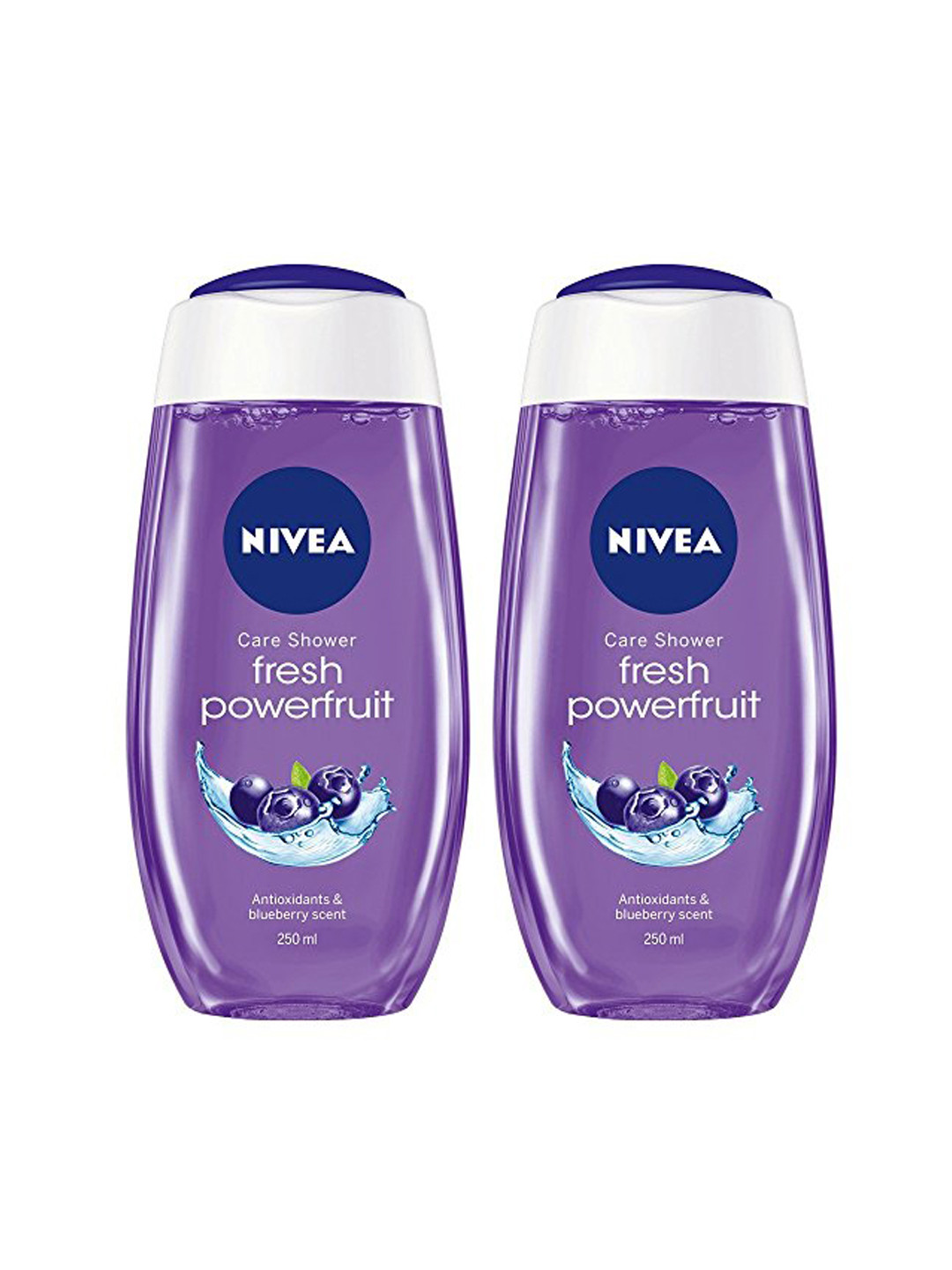 Buy Nivea Unisex Set Of 2 Care Fresh Powerfruit Shower Gel Body Wash And Scrub for Unisex
