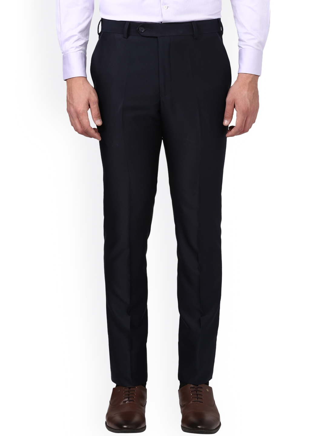 blue formal trousers