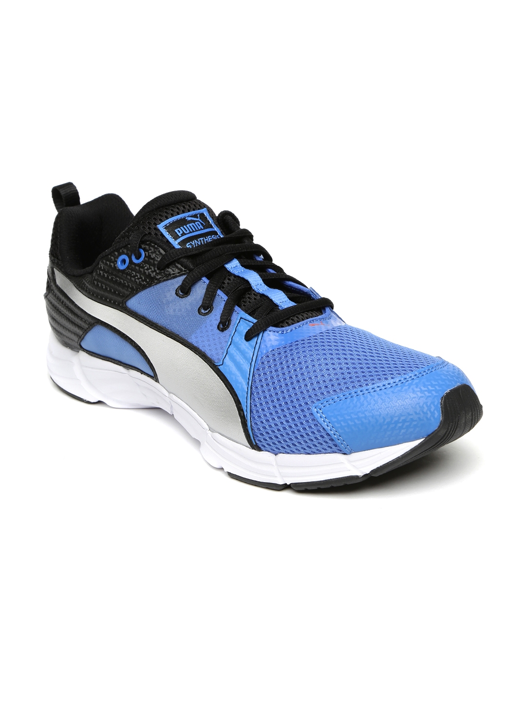 Buy PUMA Men Blue & Black Synthesis Running Shoes - Sports Shoes for ...