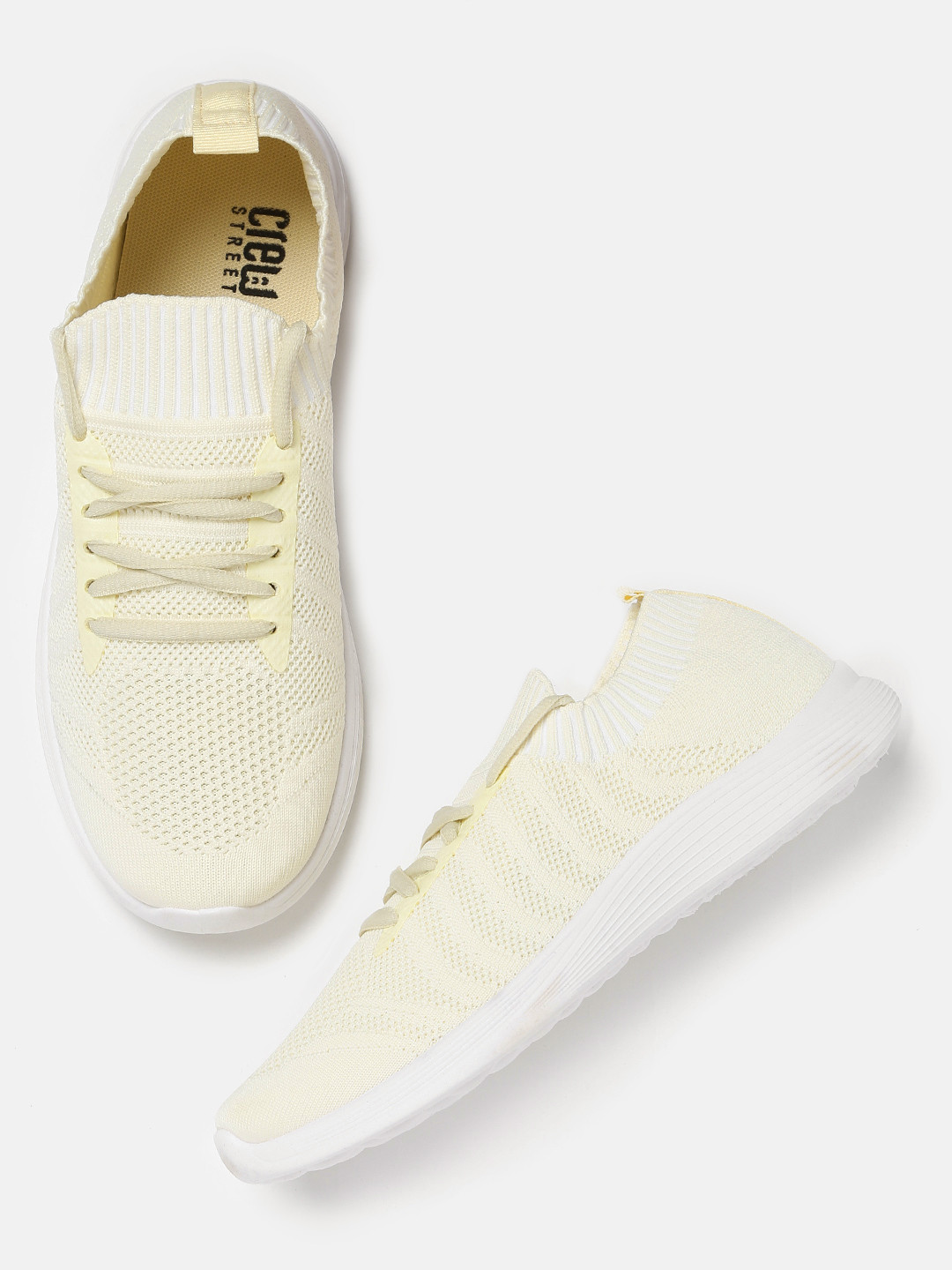 Buy Crew STREET Men Beige Sneakers Casual Shoes for Men