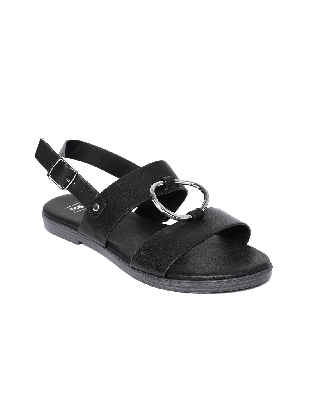 flat black shoes marks and spencer
