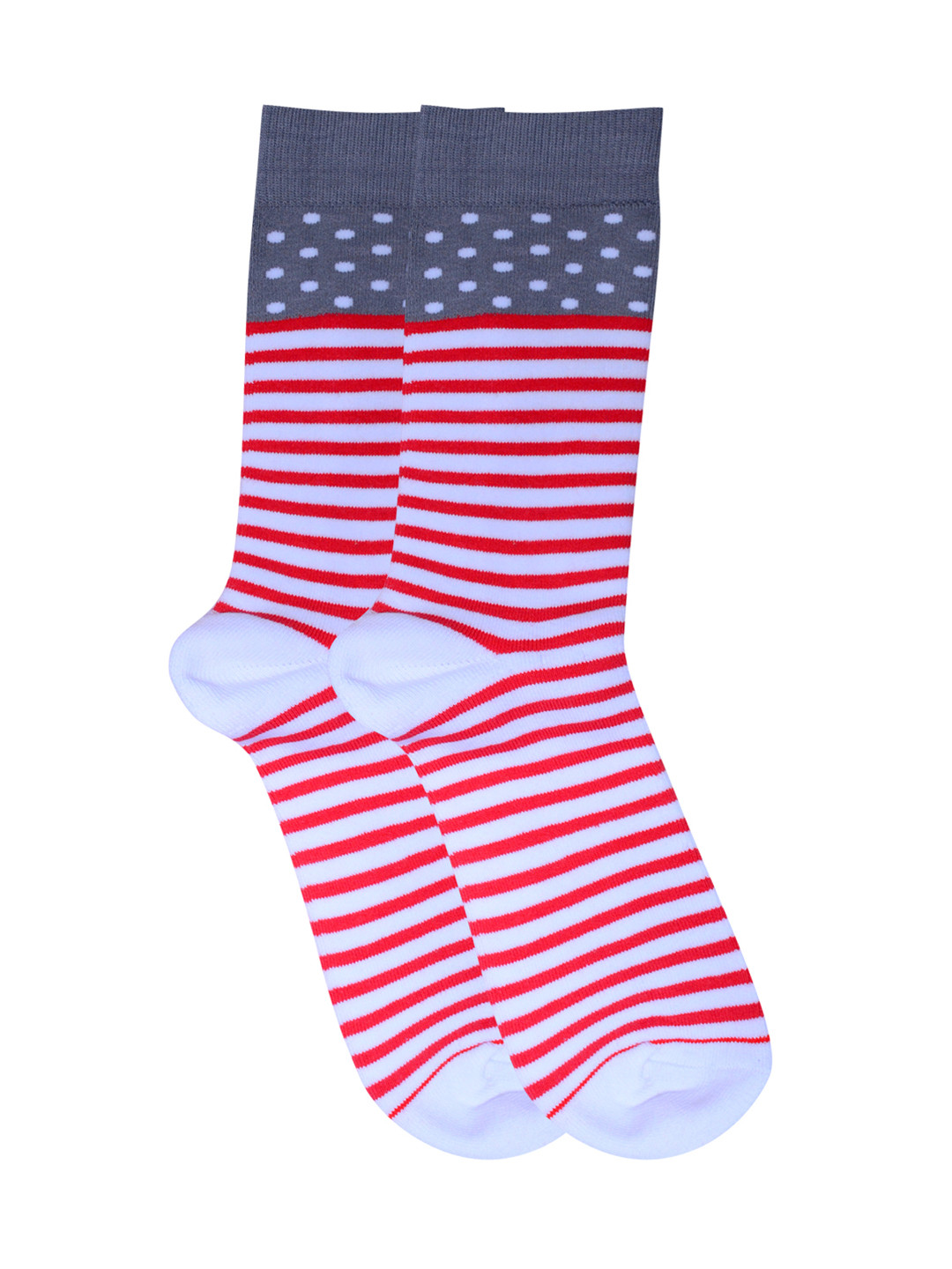 Buy Soxytoes Men White & Red Striped Socks Socks for Men 5834325 Myntra